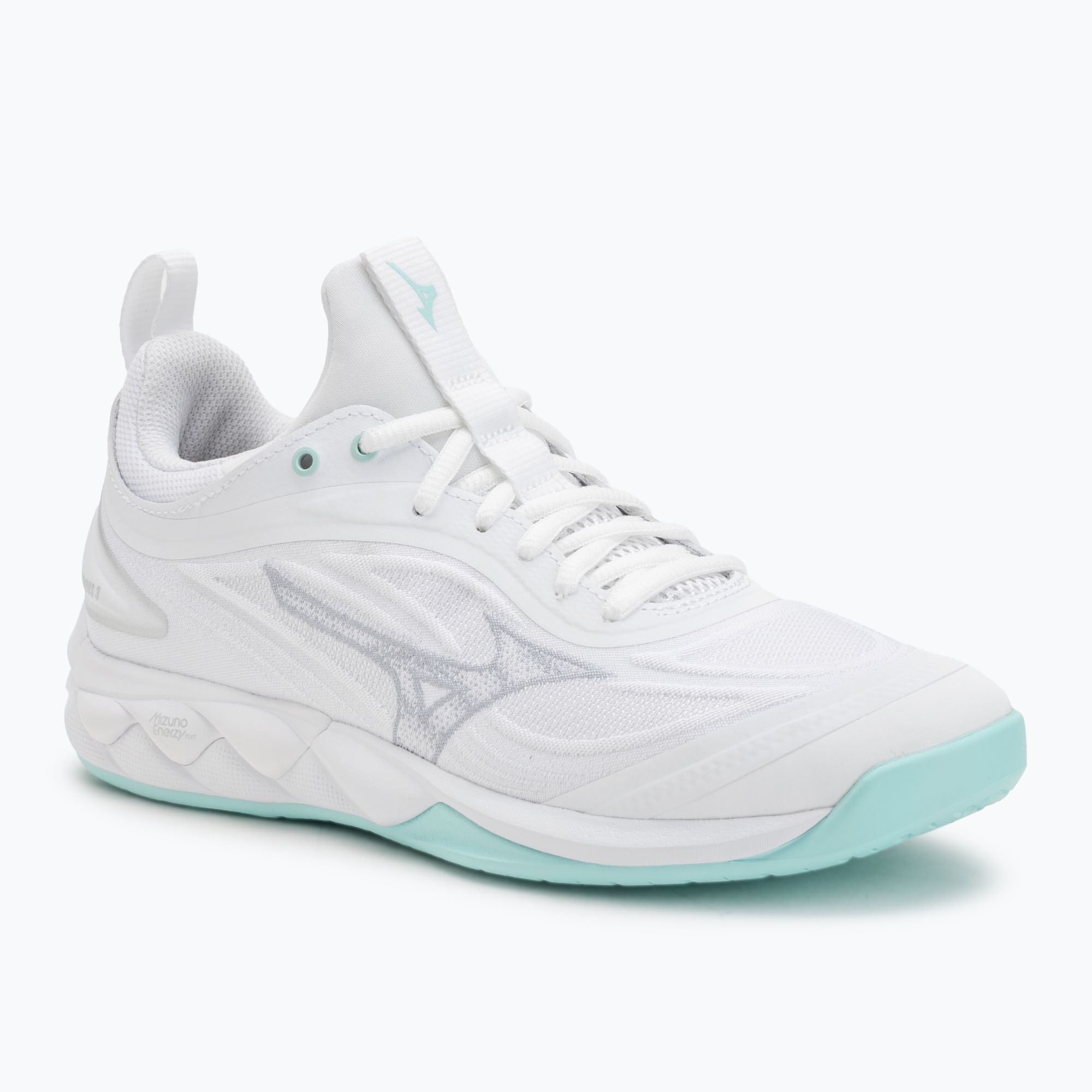 Buty do siatkówki damskie Mizuno Wave Luminous 3 white/blue tint 