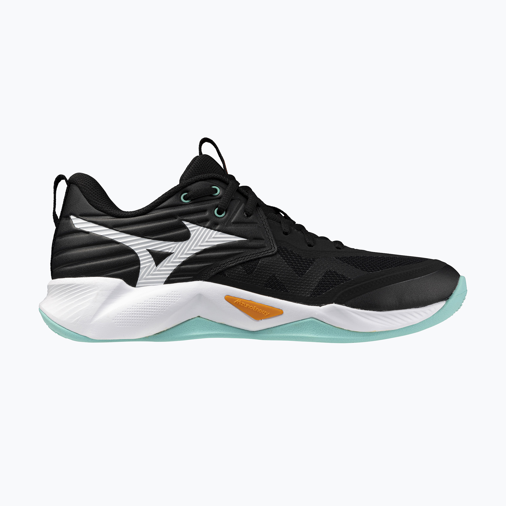Buty do siatkówki Mizuno Wave Momentum Pro black/tangelo/ice green 