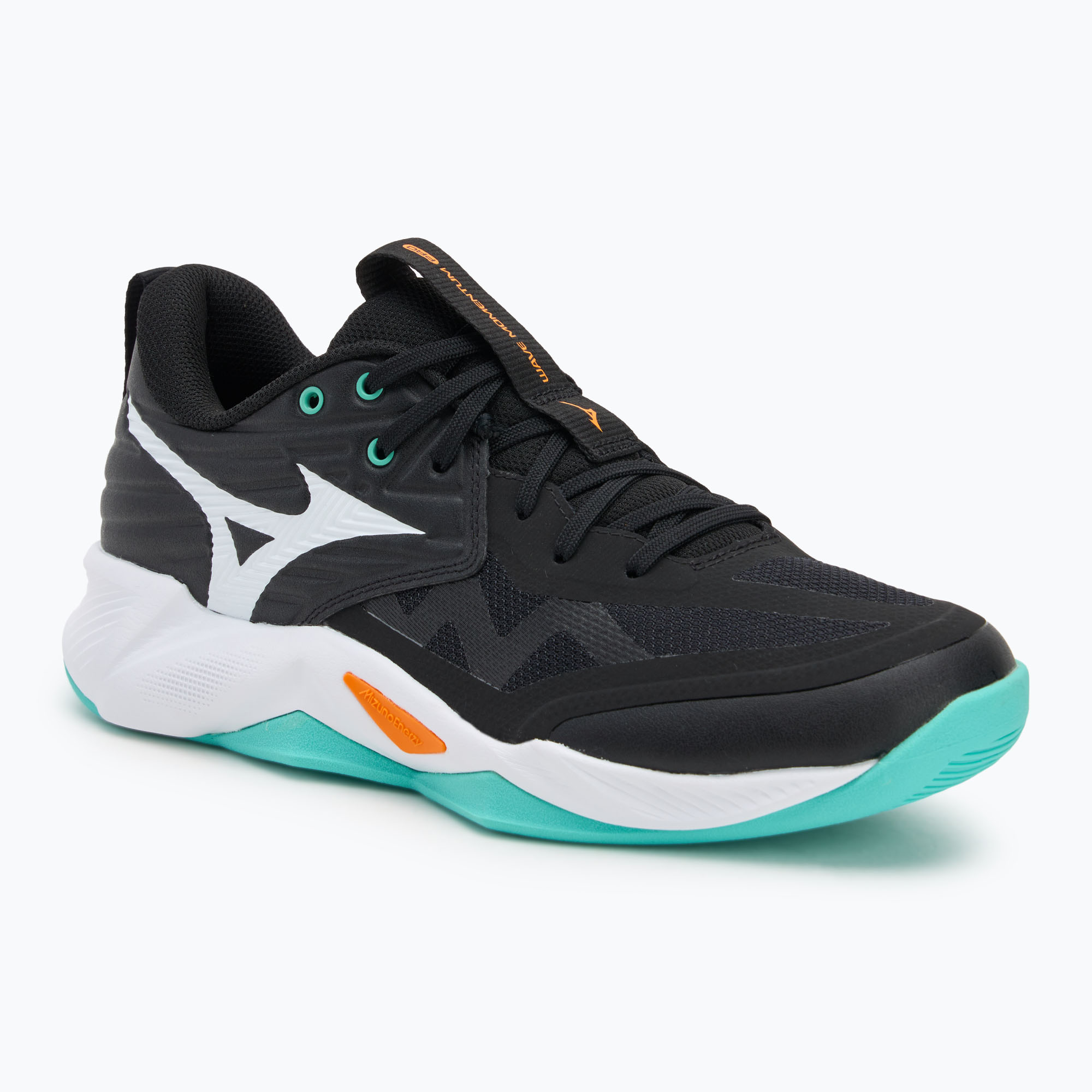 Buty do siatkówki Mizuno Wave Momentum Pro black/tangelo/ice green 
