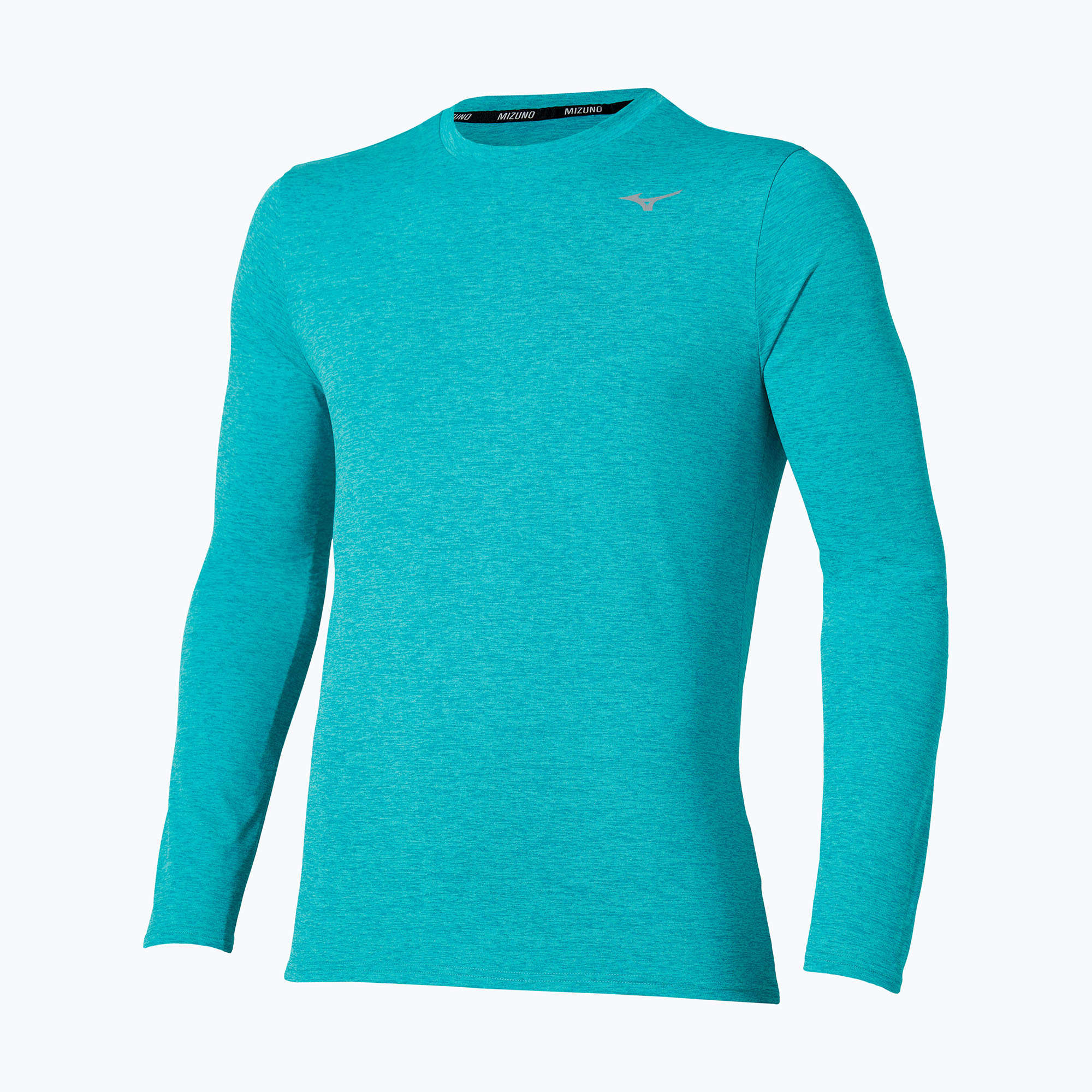 Longsleeve do biegania męski Mizuno Core Impulse Tee capri breeze 