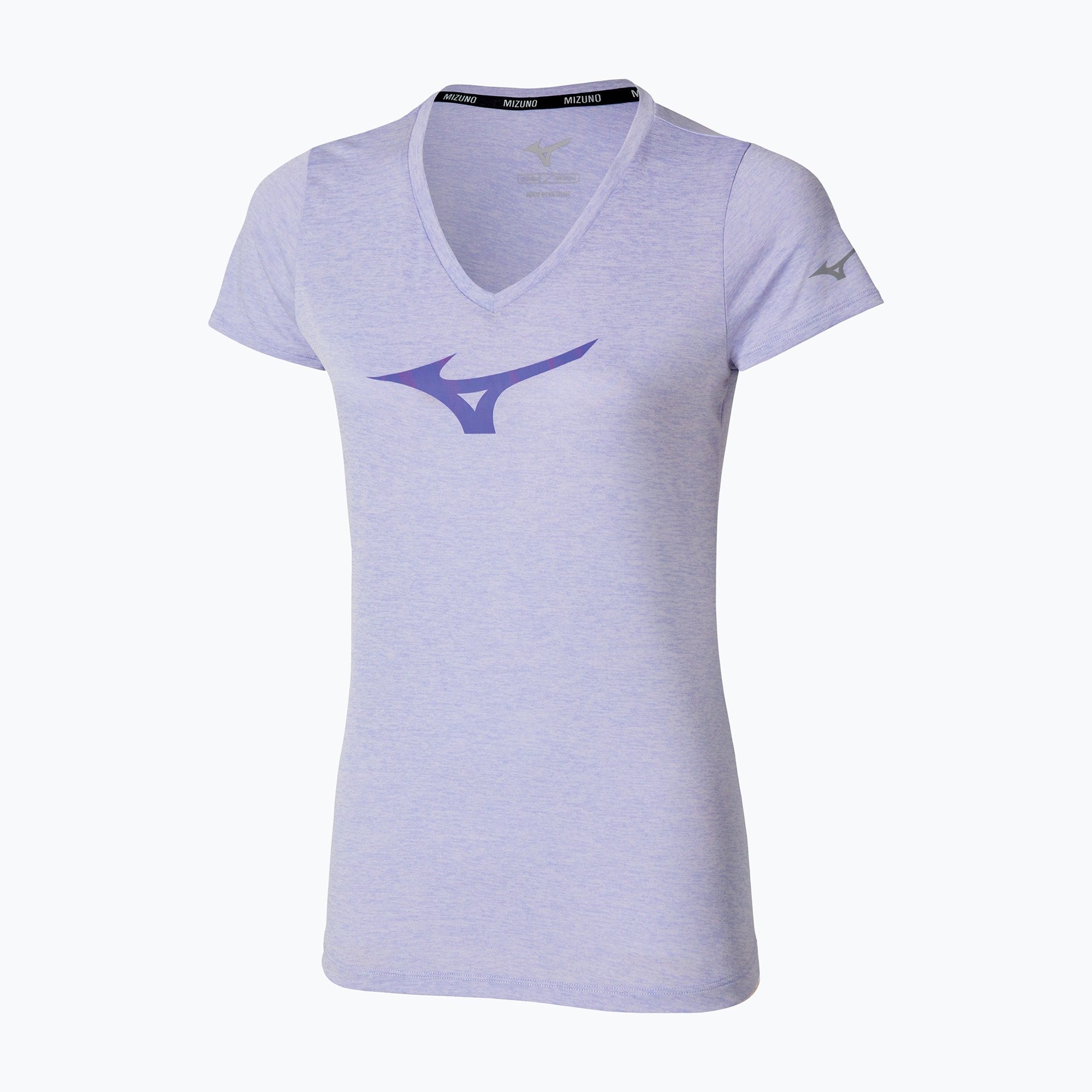 Koszulka do biegania damska Mizuno Core Runbird Tee icelandic blue 