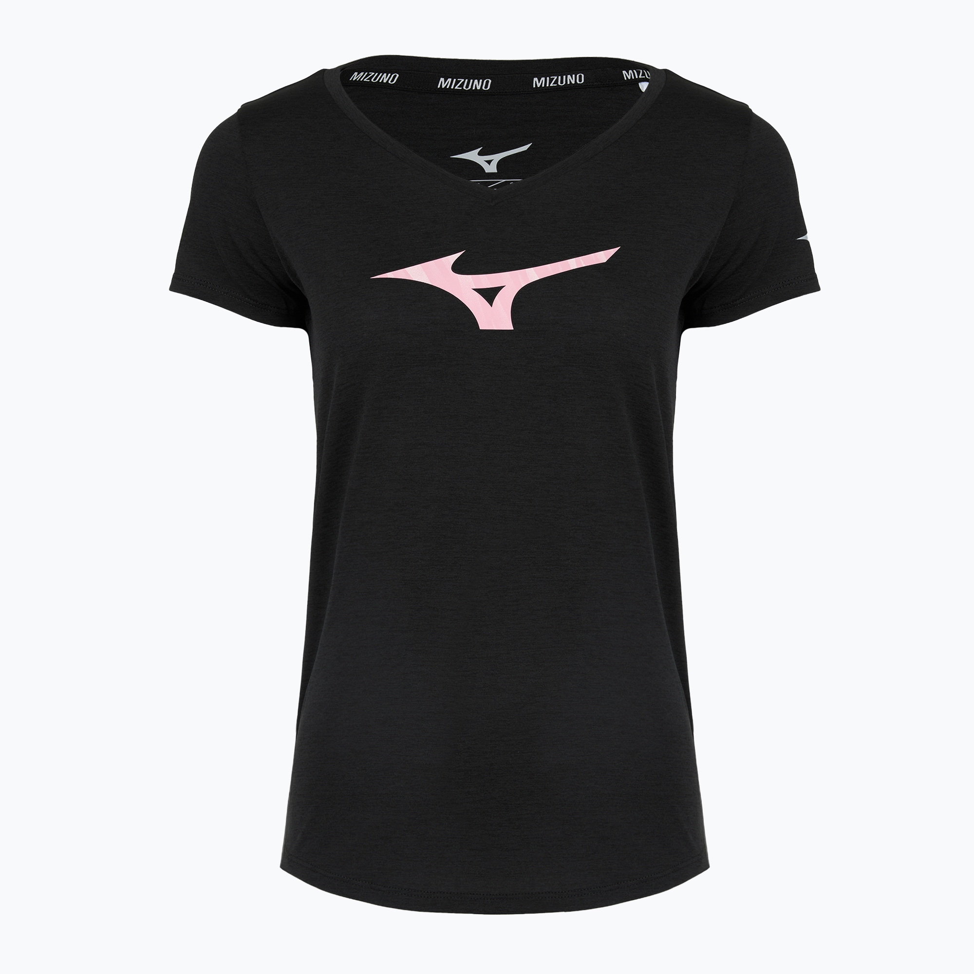 Дамска тениска за бягане Mizuno Core Runbird Tee black/mauve