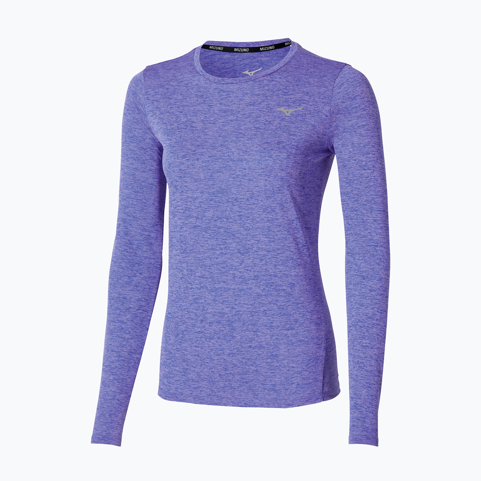 Longsleeve do biegania damski Mizuno Core Impulse Tee iris bloom 