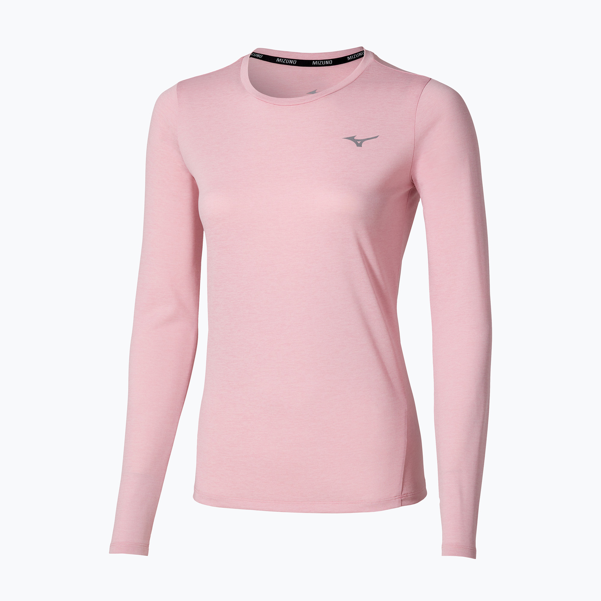 Longsleeve do biegania damski Mizuno Core Impulse Tee bleached mauve 