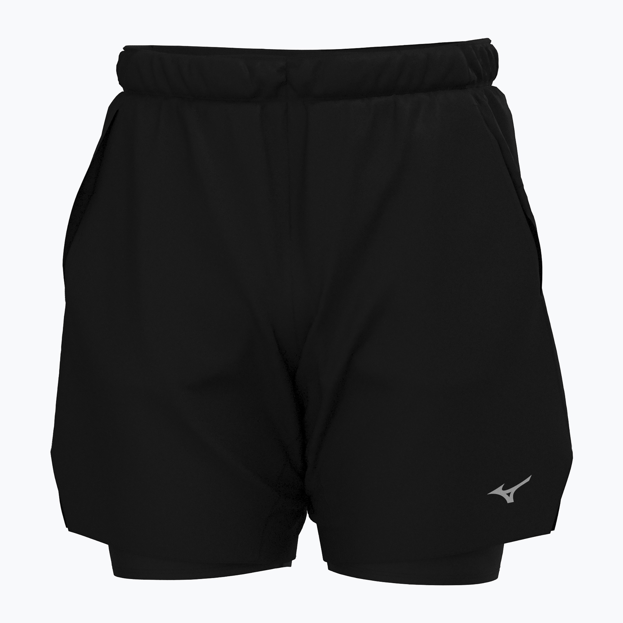Spodenki do biegania męskie Mizuno Core 7.5 2IN1 black 