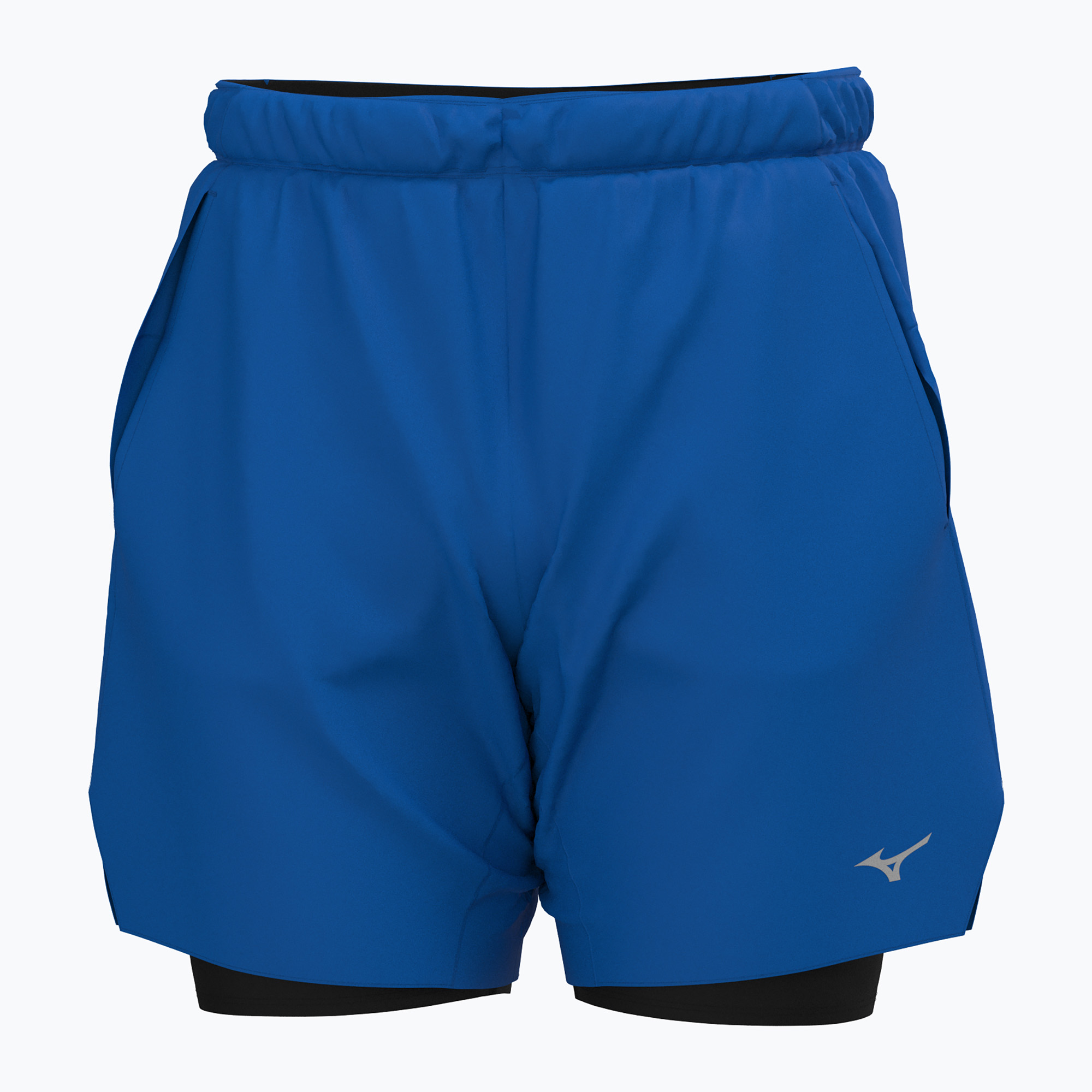 Pánske bežecké šortky Mizuno Core 7.5 2IN1 princess blue