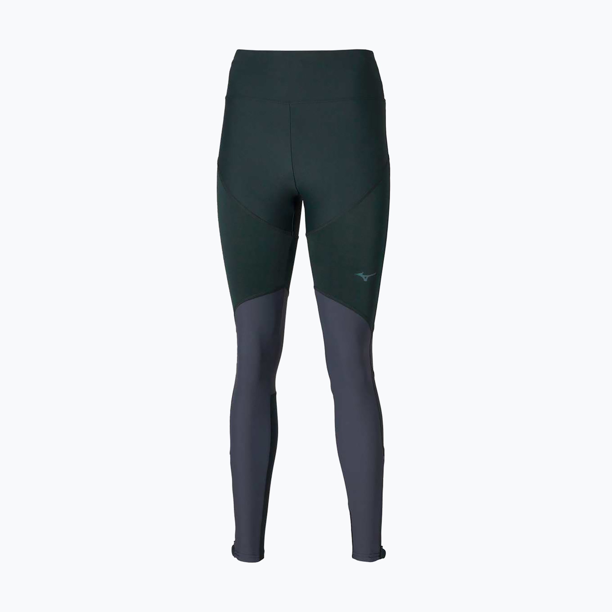 Legginsy do biegania damskie Mizuno Tech Thermal Charge Long black/odyssey gray 
