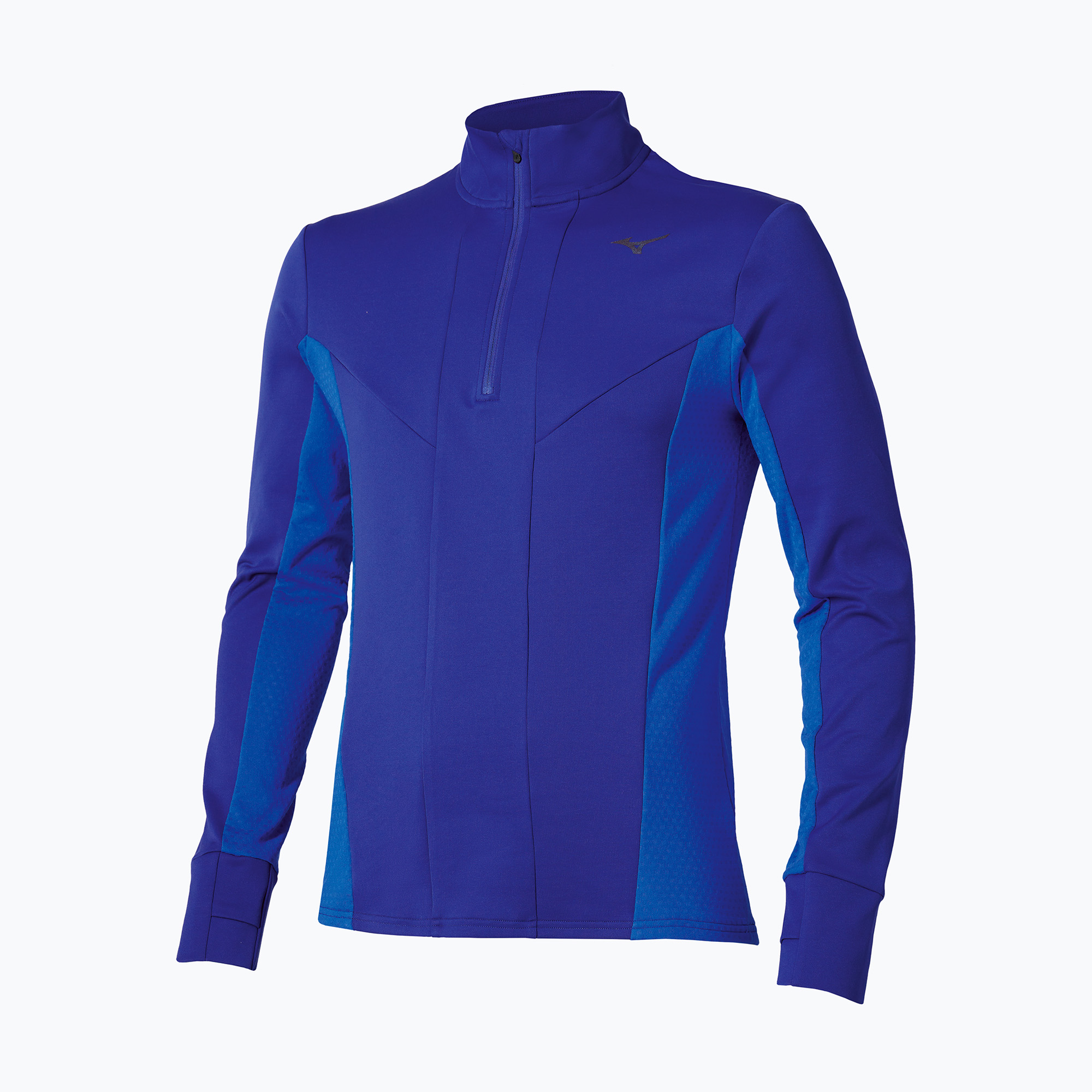 Bluza do biegania męska Mizuno Active Warm Half Zip sodalite blue 