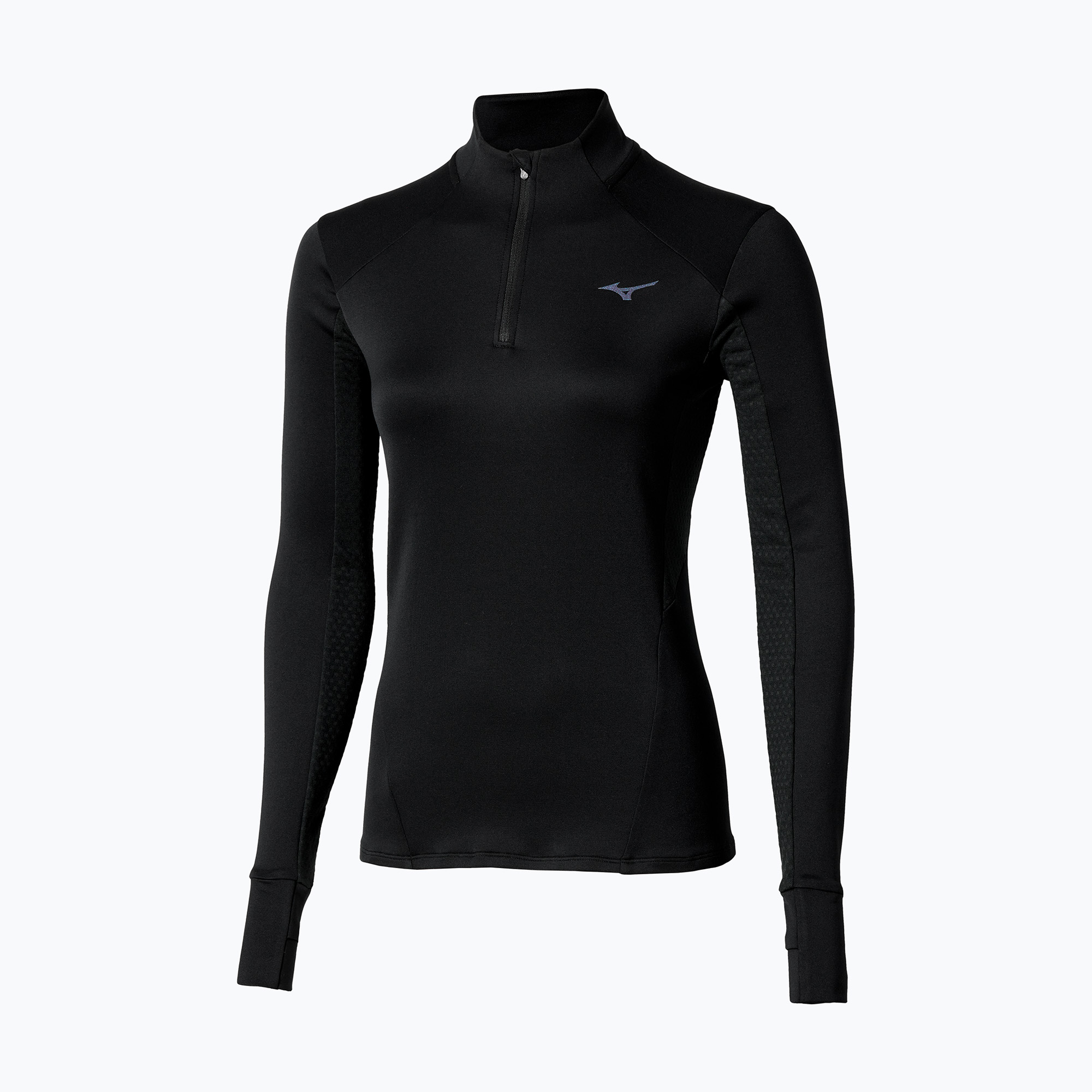 Bluza do biegania damska Mizuno Active Warm Half Zip black 