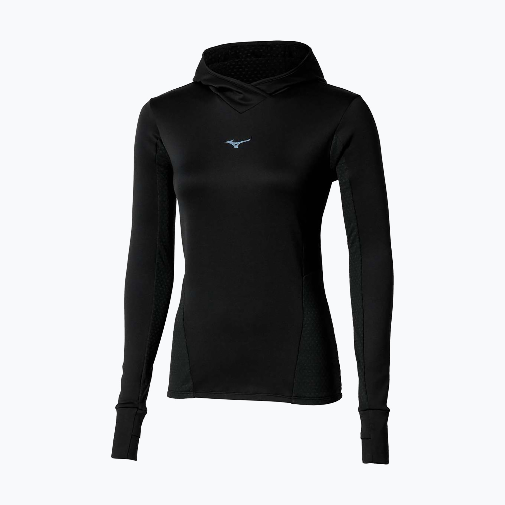 Bluza do biegania damska Mizuno Active Warm Hooded black