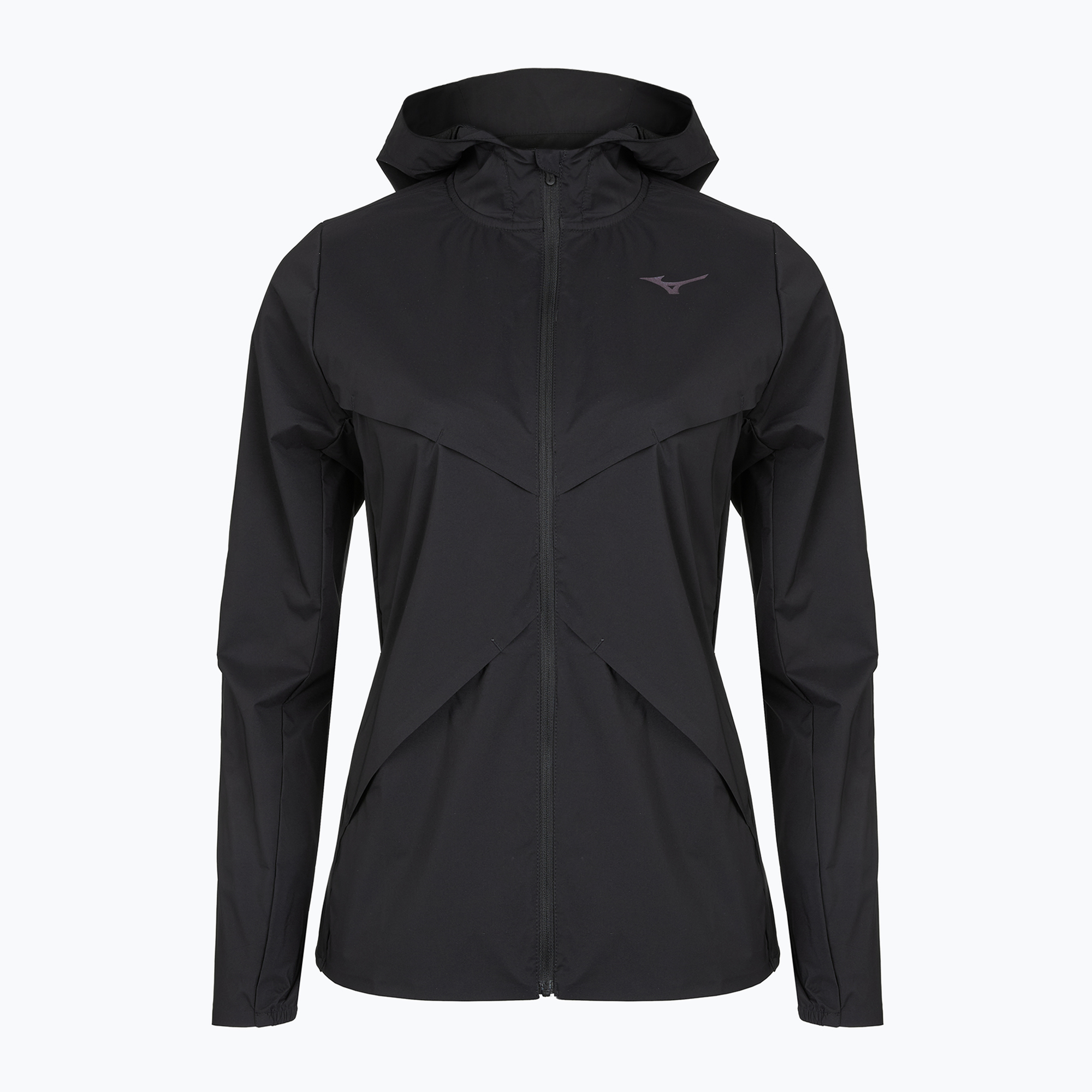 Kurtka do biegania damska Mizuno Tech Thermal Charge Hooded black 