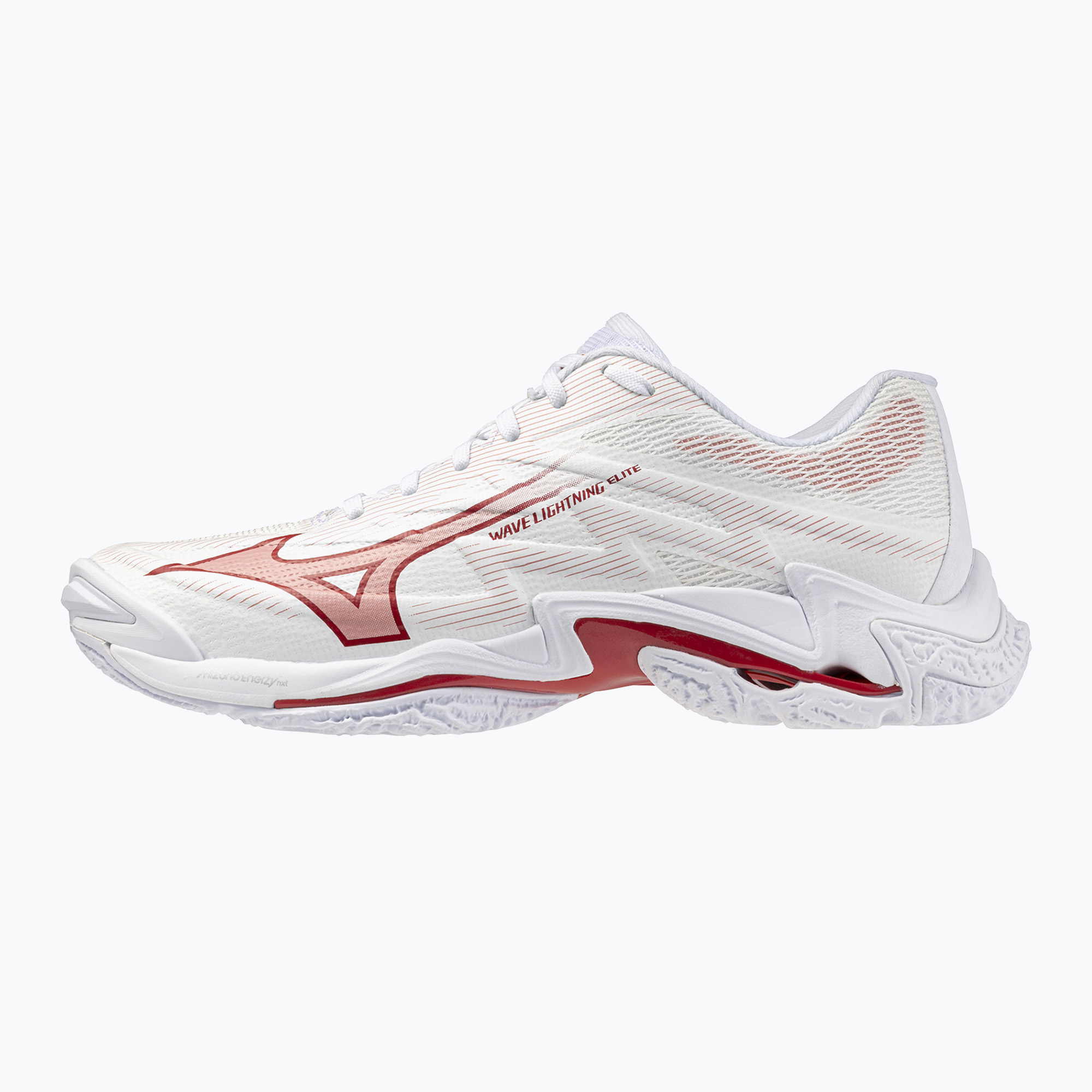 Дамски волейболни обувки Mizuno Wave Lightning Elite white/rose elegance/lava falls
