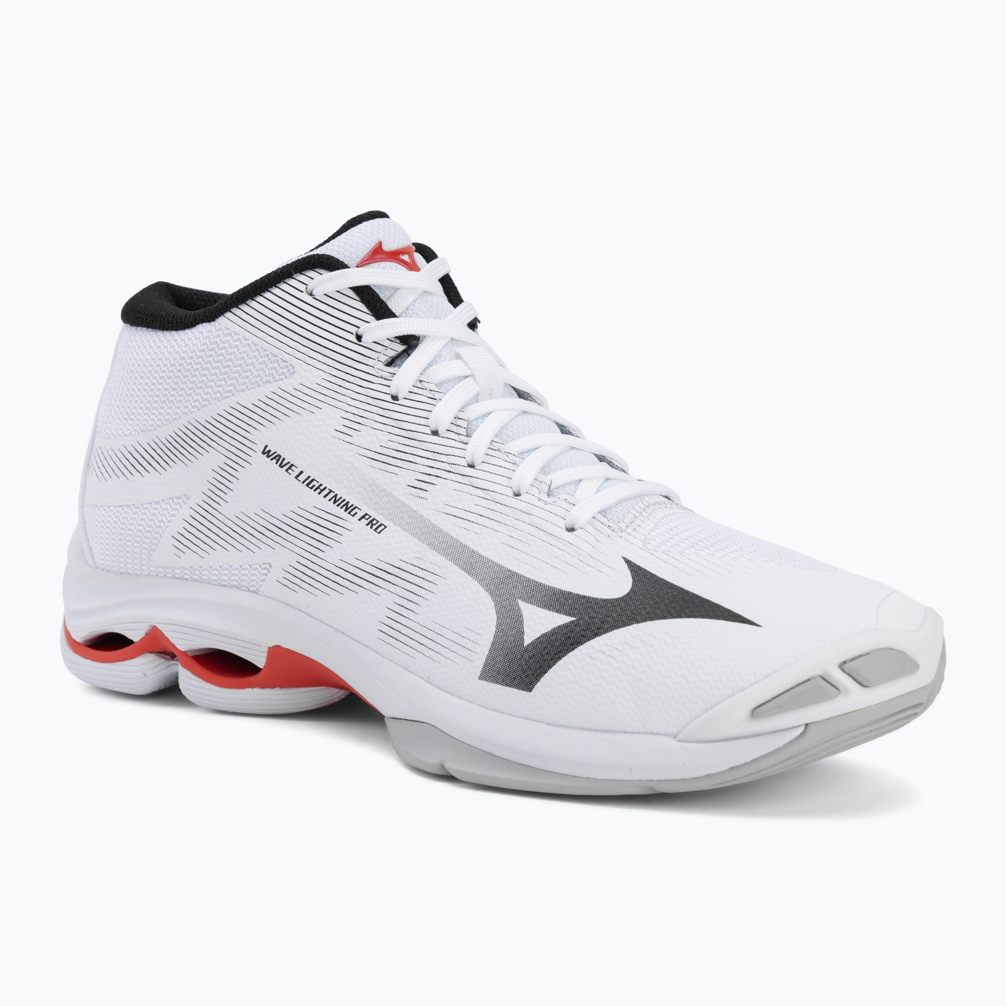 Волейболни обувки Mizuno Wave Lightning Pro Mid white/black/fiery red