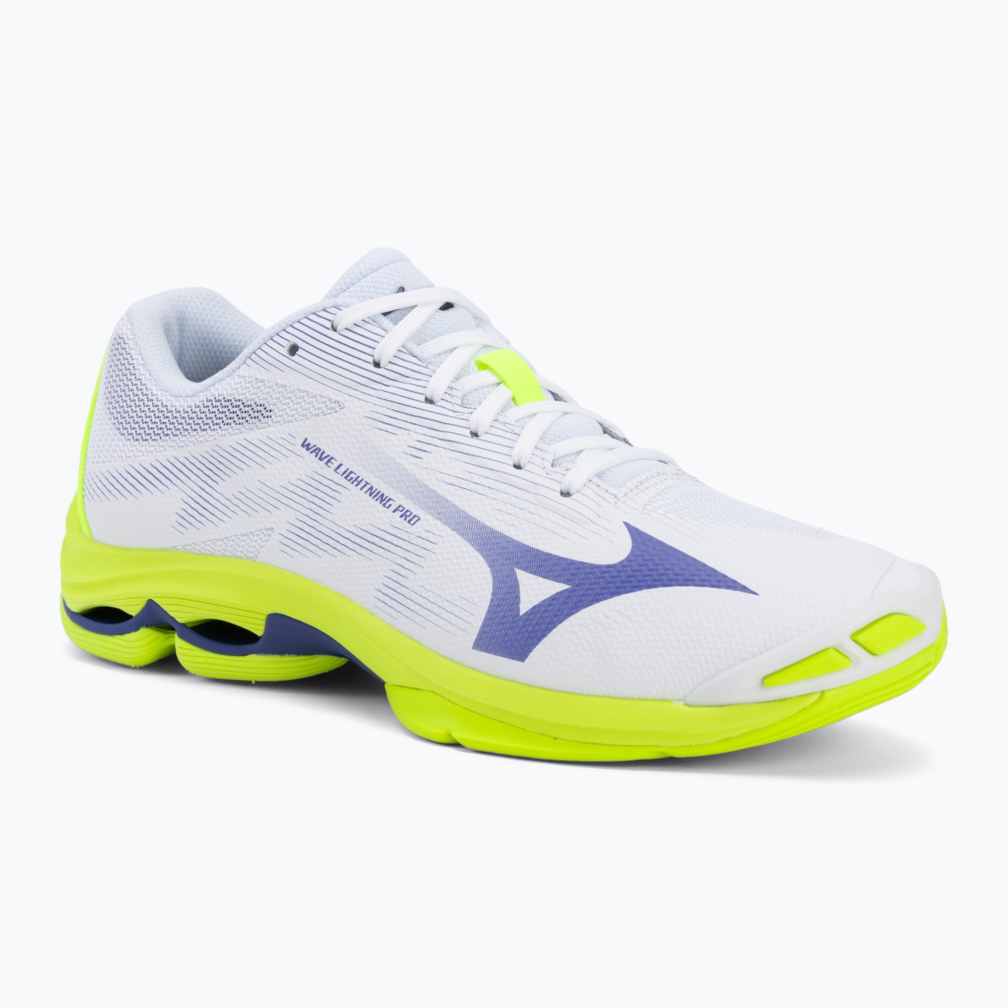 Волейболни обувки Mizuno Wave Lightning Pro white/lighting yellow/dazzling blue