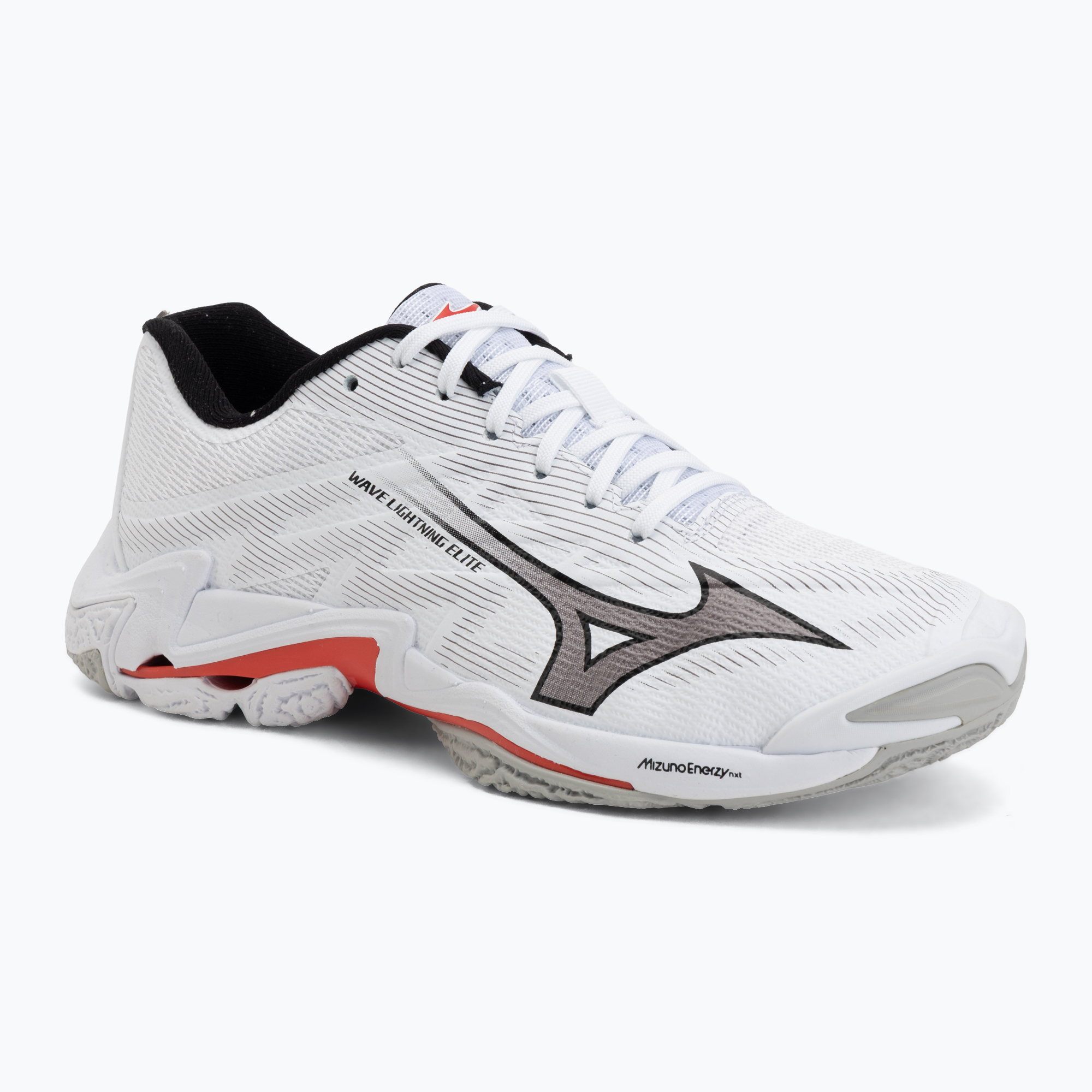 Buty do siatkówki Mizuno Wave Lightning Elite white/black/fiery red 