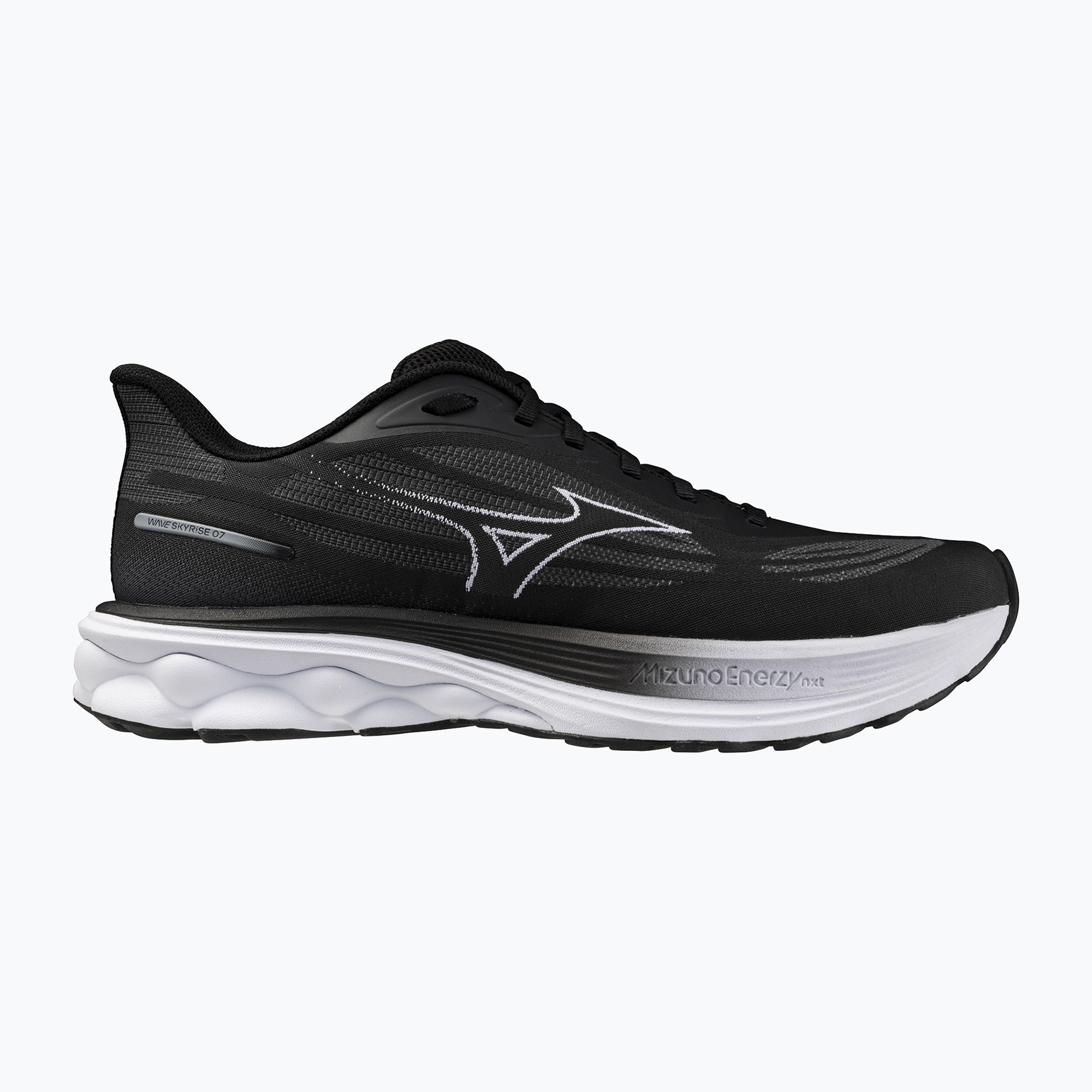 Мъжки обувки за бягане Mizuno Wave Skyrise 7 black/white/iron gate