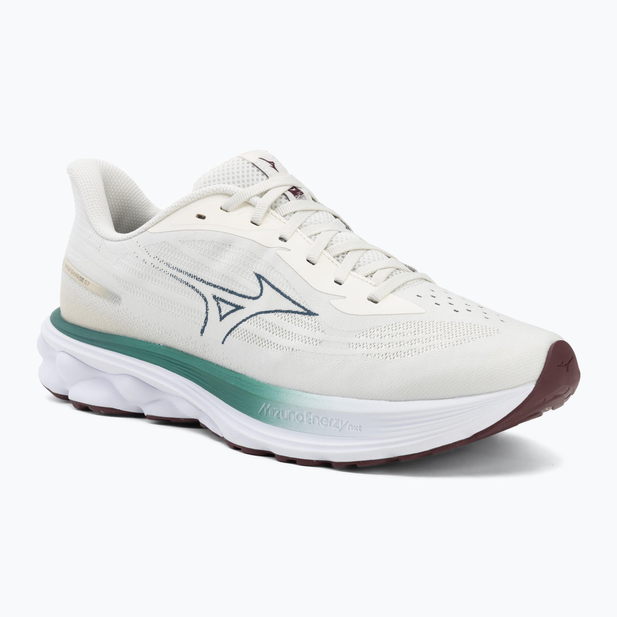 Încălțăminte de alergare pentru bărbați Mizuno Wave Skyrise 7 snow white/north sea/summer sand