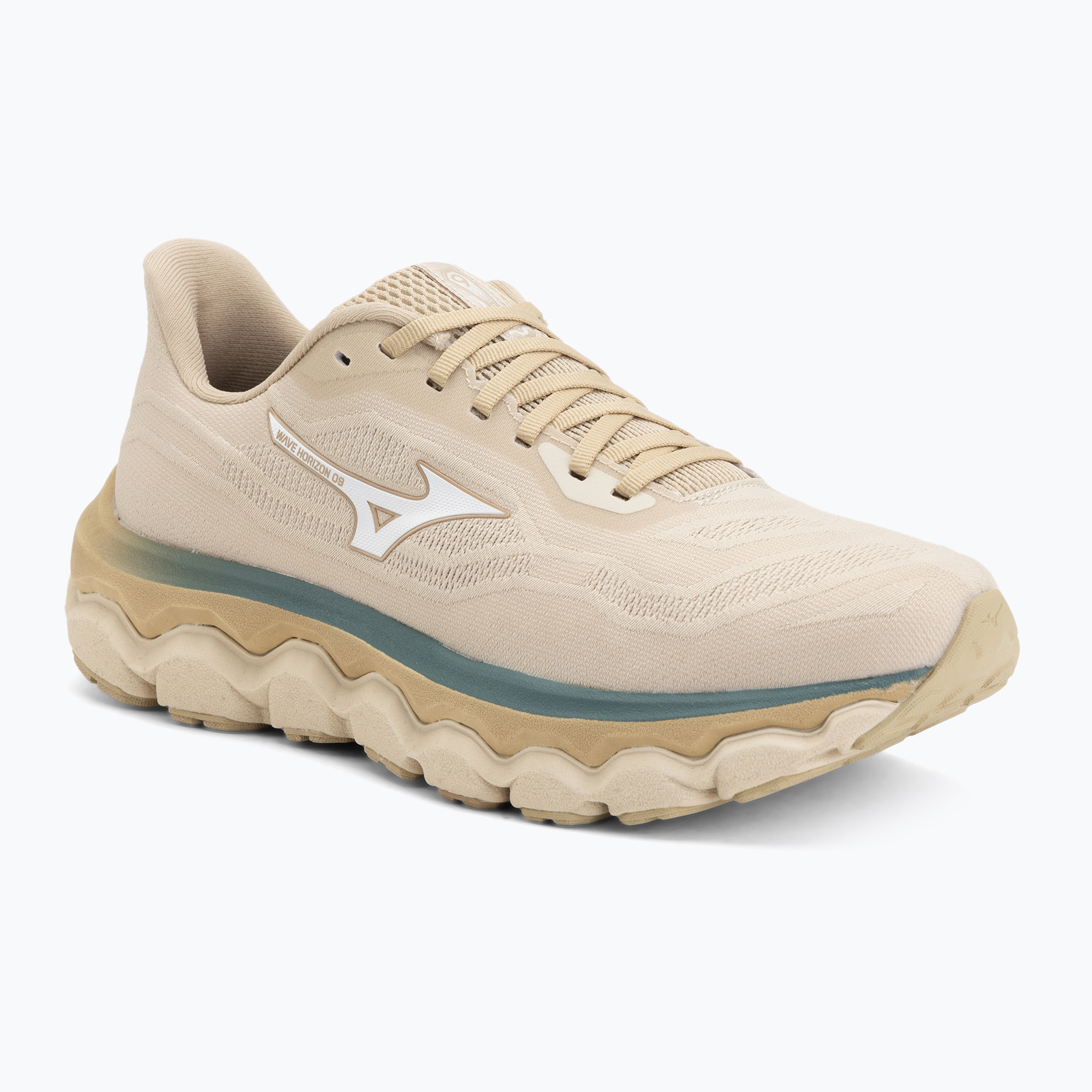 Buty do biegania męskie Mizuno Wave Horizon 9 pale khaki/white/curds&whey