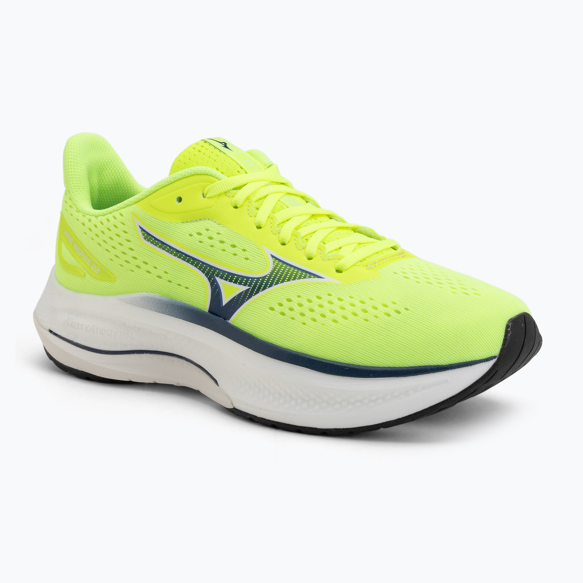 Buty do biegania męskie Mizuno Wave Inspire 22 lightning yellow/dazzling blue 