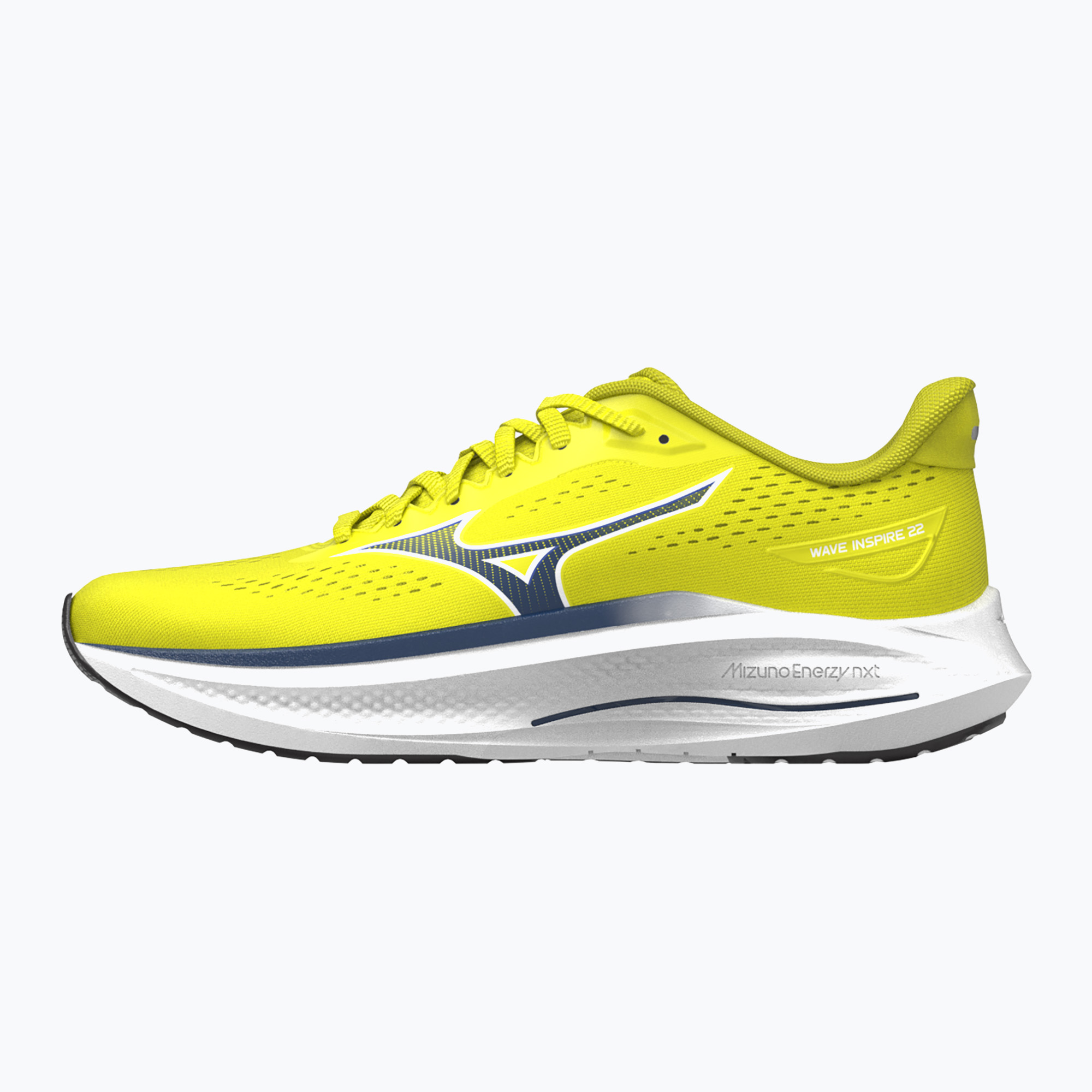 Buty do biegania męskie Mizuno Wave Inspire 22 lightning yellow/dazzling blue 