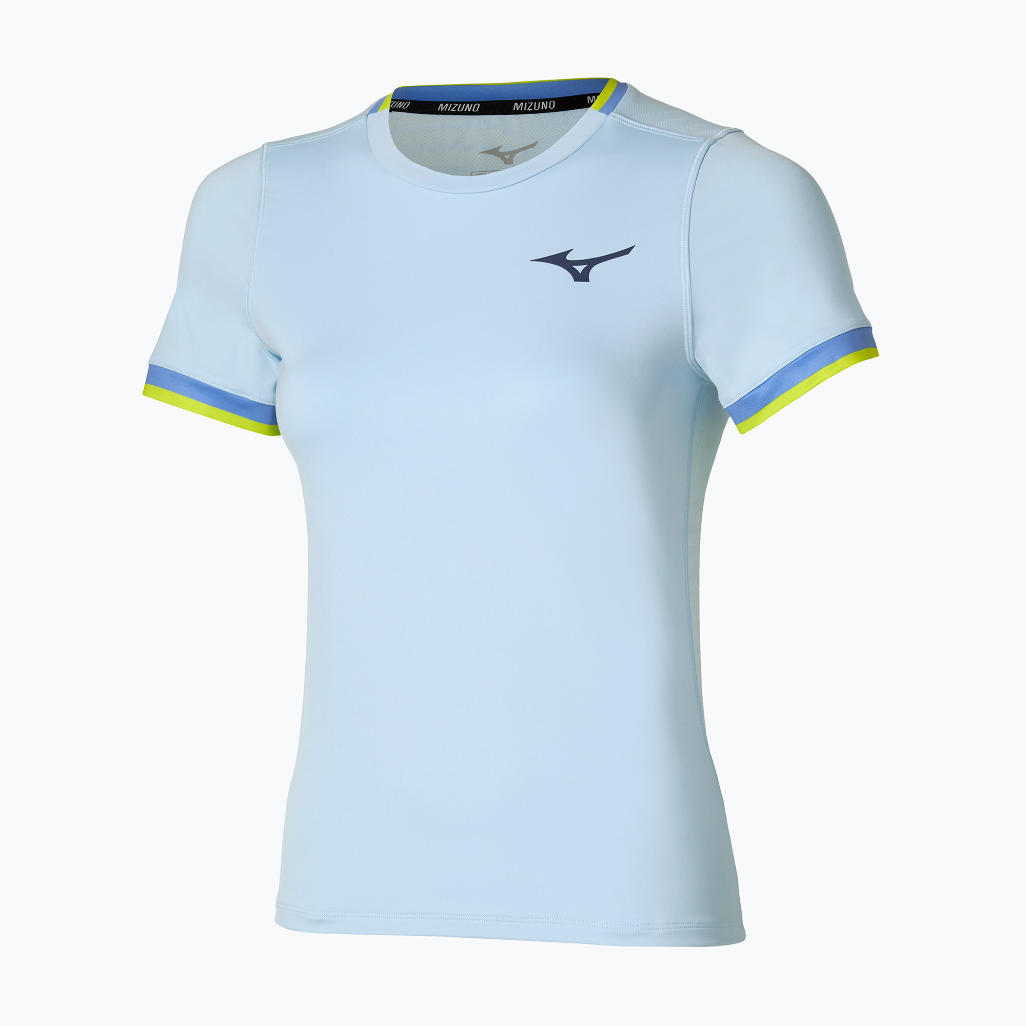 Дамска фланелка за тенис Mizuno Stargazer Tee ice water
