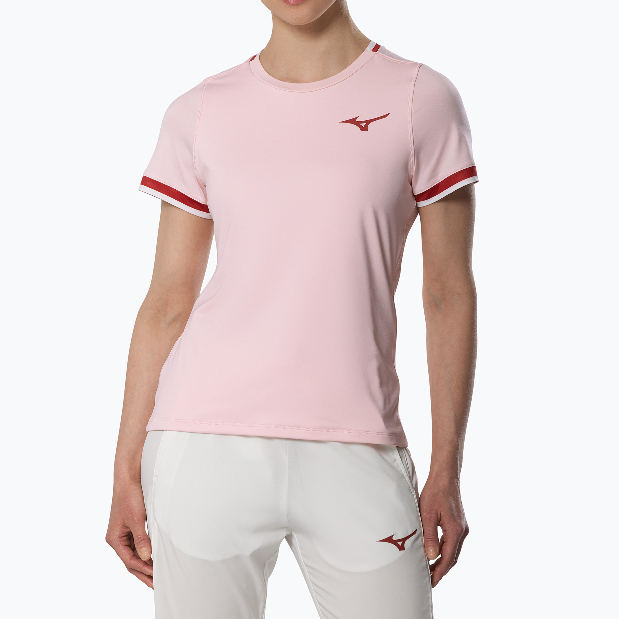 Дамска фланелка за тенис Mizuno Stargazer Tee pinkesque