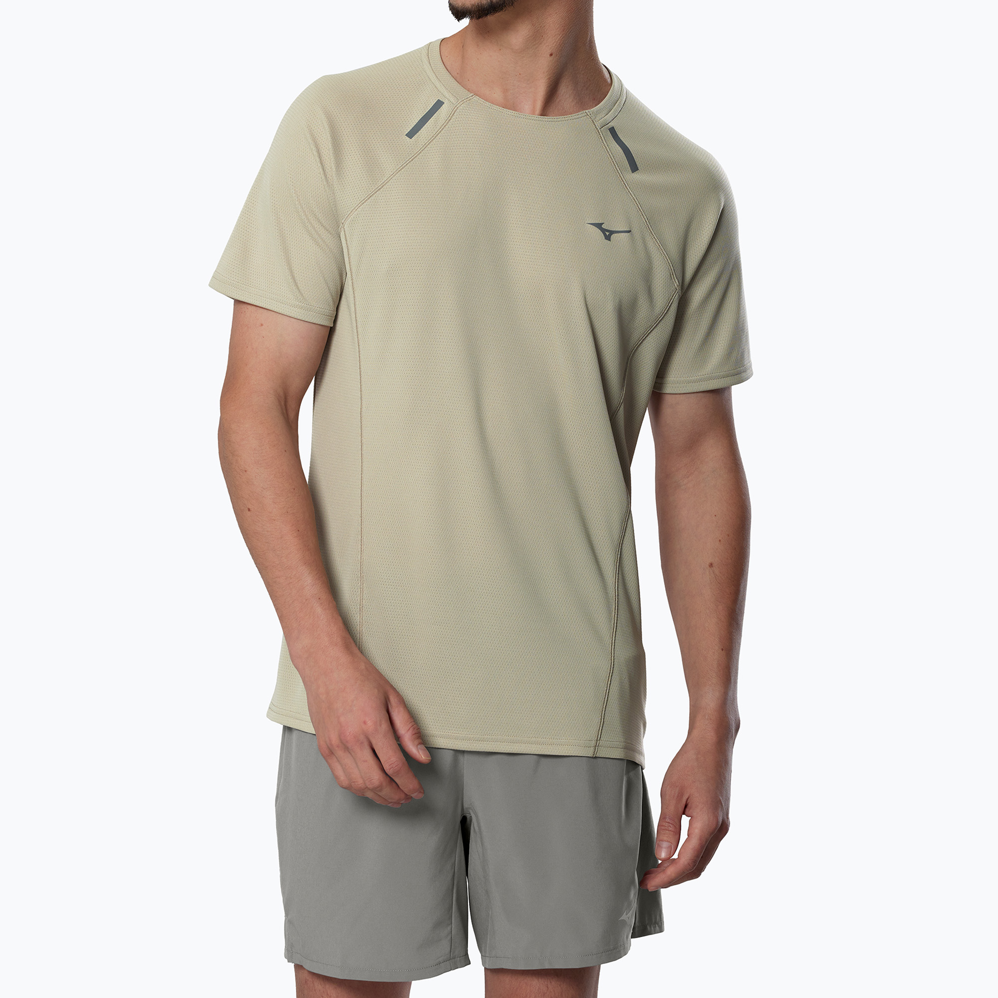 Мъжка тениска за бягане Mizuno Active DryAeroFlow Tee elm