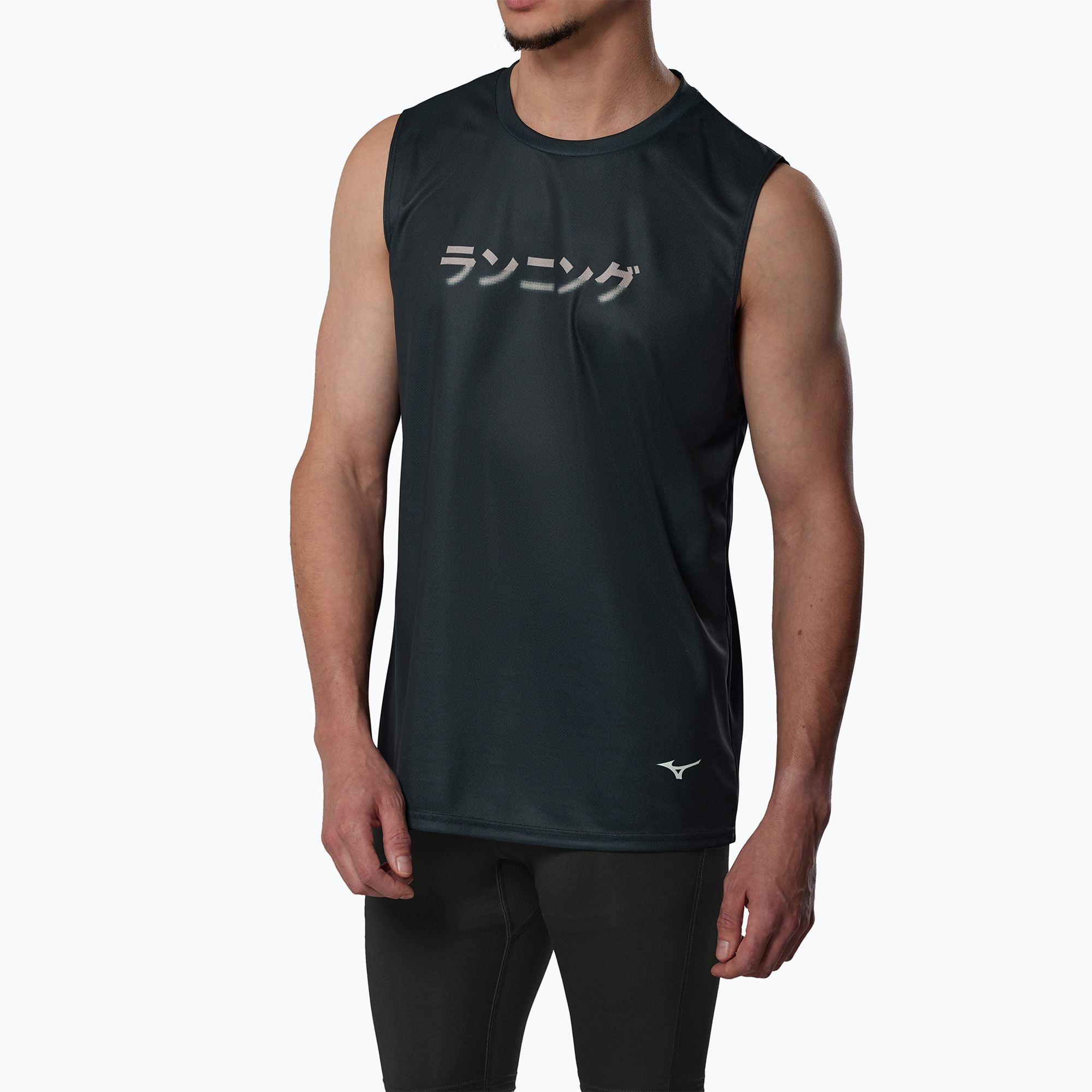 Мъжка тениска за бягане Mizuno Core Graphic Sleeveless black