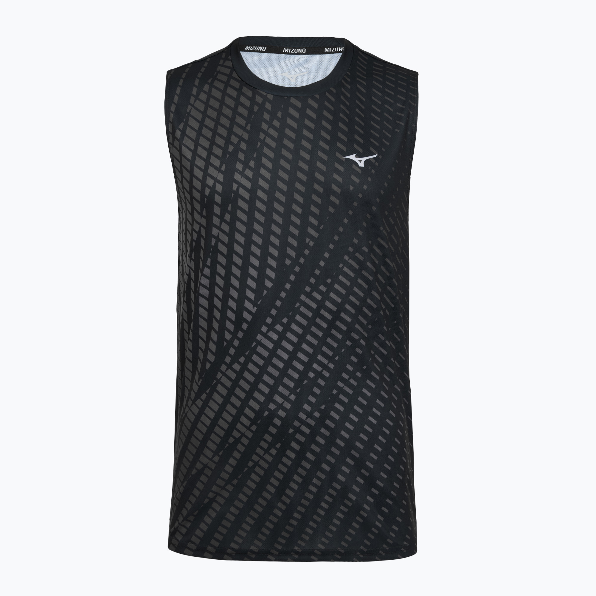 Мъжка тениска за бягане Mizuno Core Graphic Sleeveless black/grey