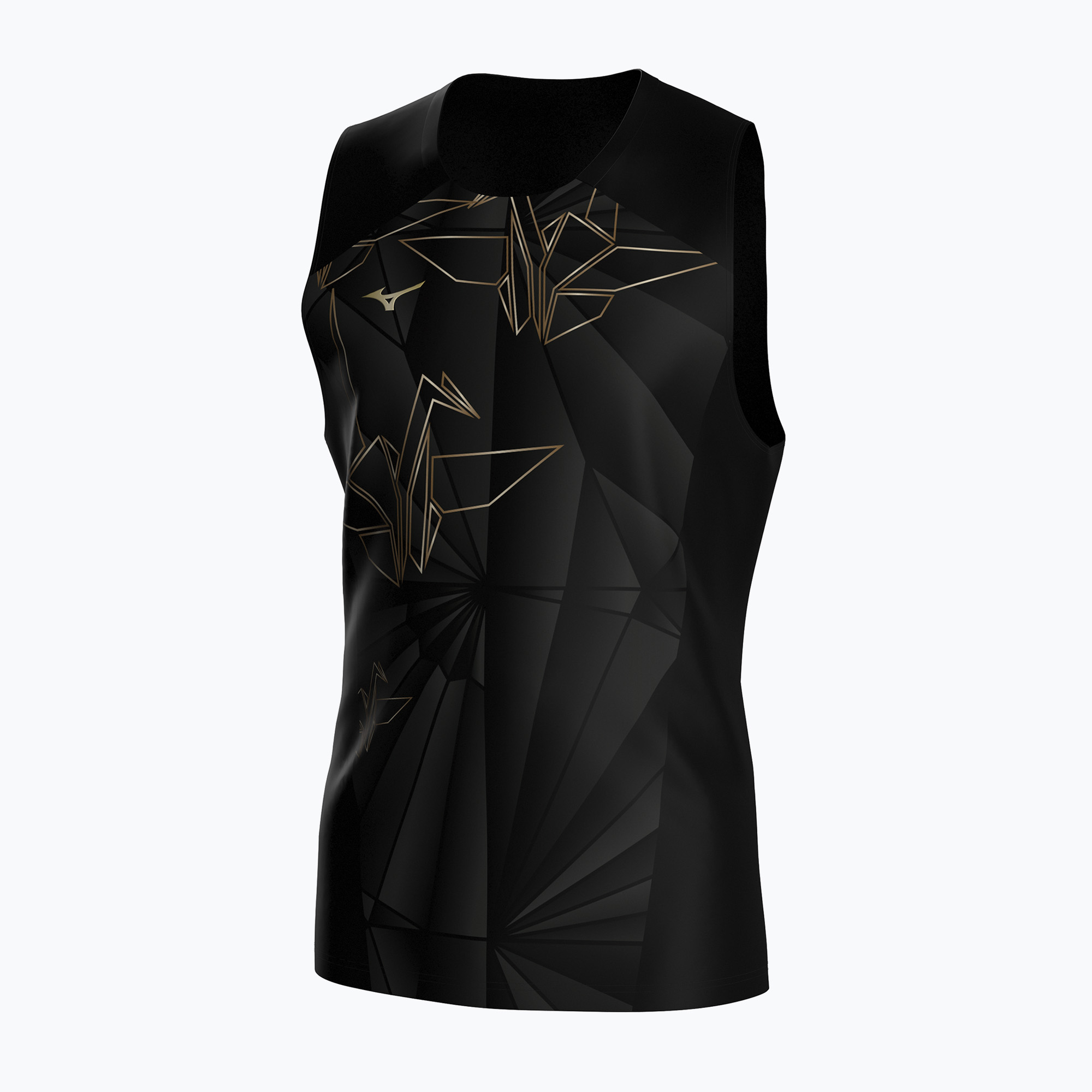 Мъжка тениска за бягане Mizuno Active DryAeroFlow Graphic Tank Top taniori