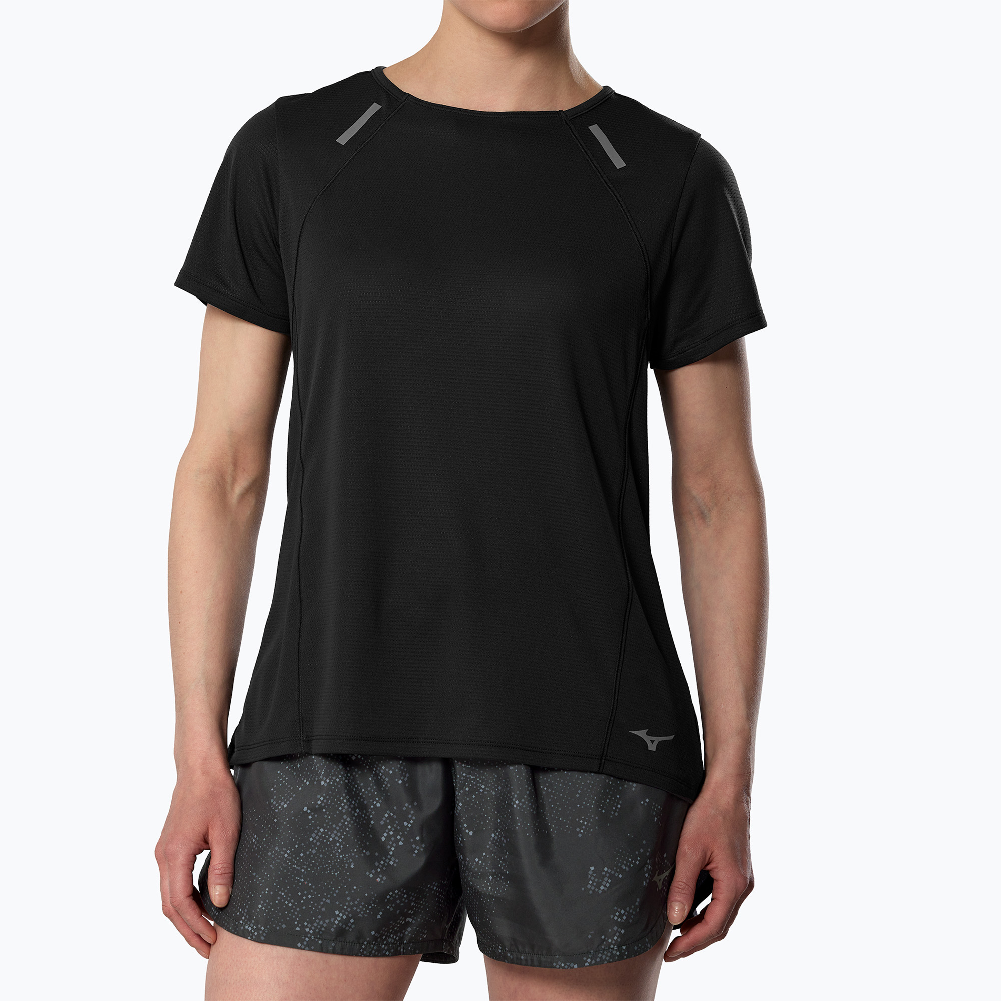 Дамска тениска за бягане Mizuno Active DryAeroFlow Tee black