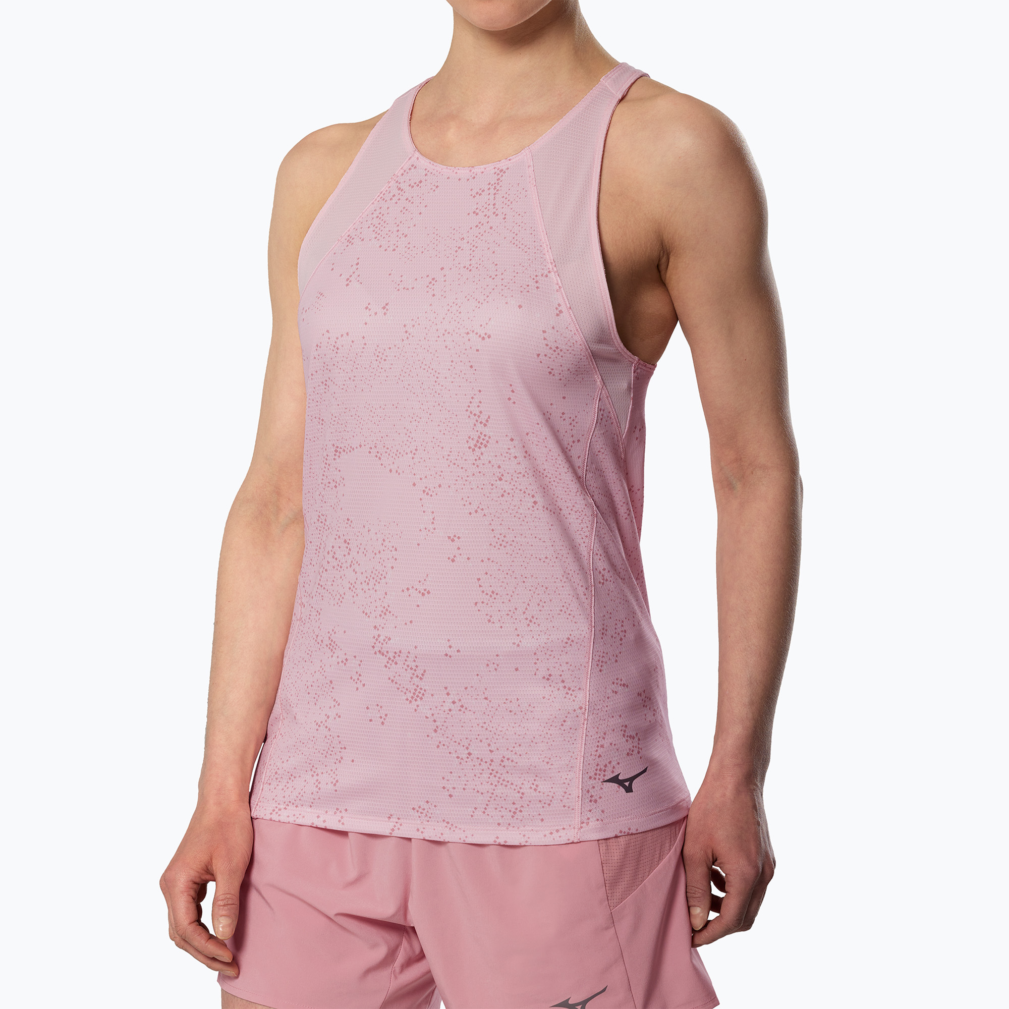 Дамска тениска за бягане Mizuno Active DryAeroFlow Graphic Tank Top pinkesque