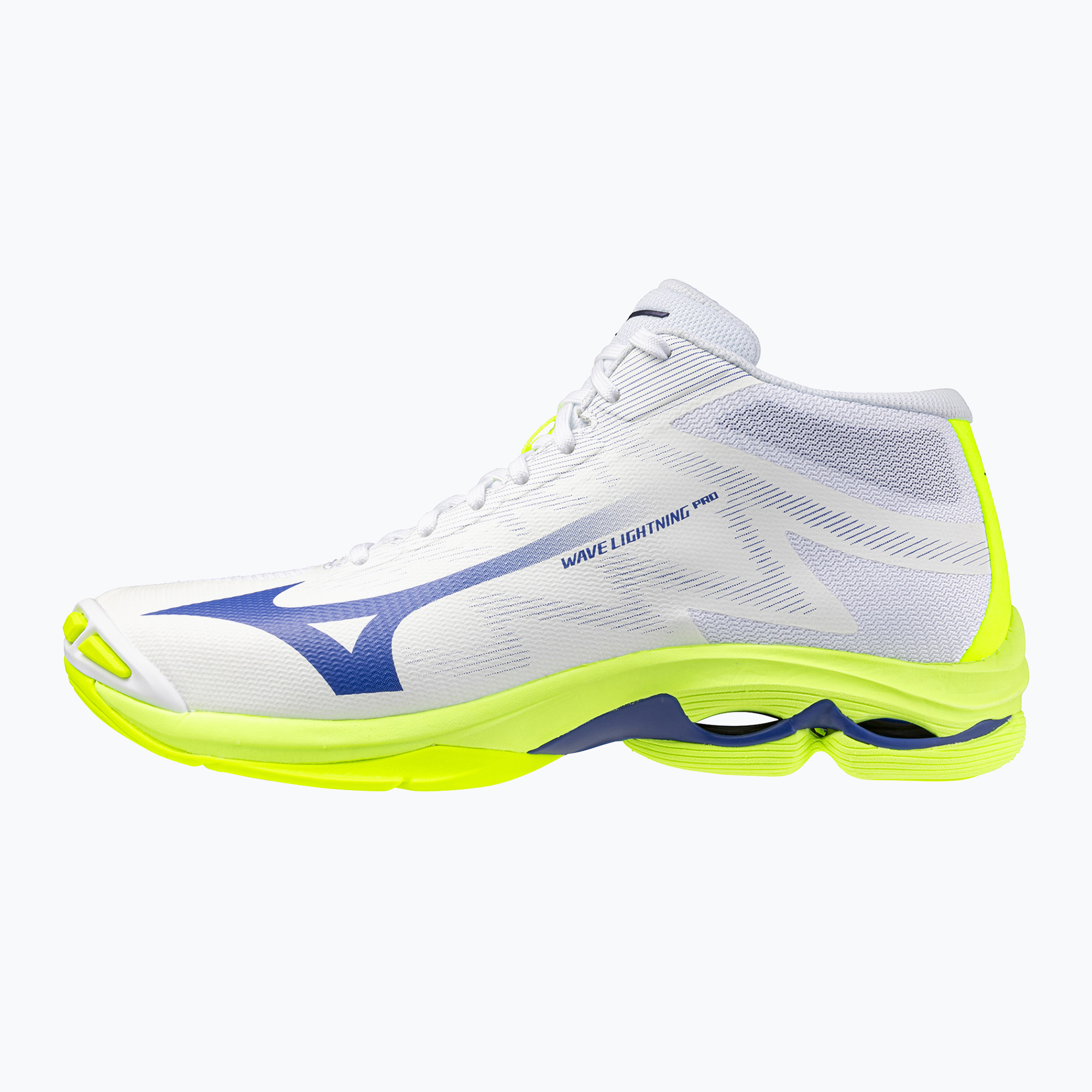 Buty do siatkówki Mizuno Wave Lightning Pro Mid white/lighting yellow/dazzling blue 