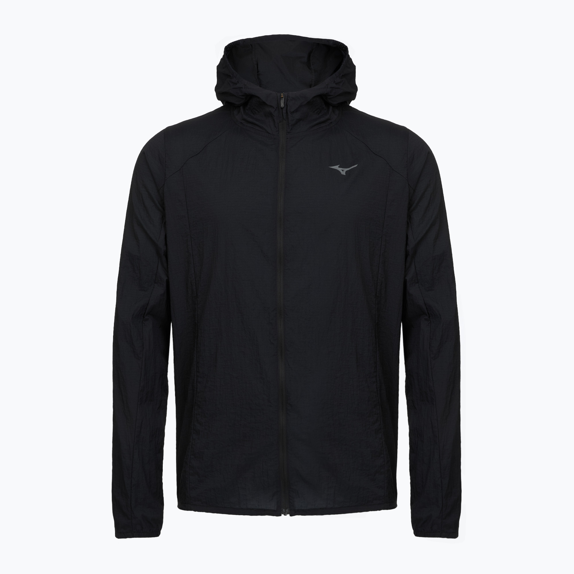 Kurtka do biegania męska Mizuno Tech Light Hooded black | WYSYŁKA W 24H | 30 DNI NA ZWROT
