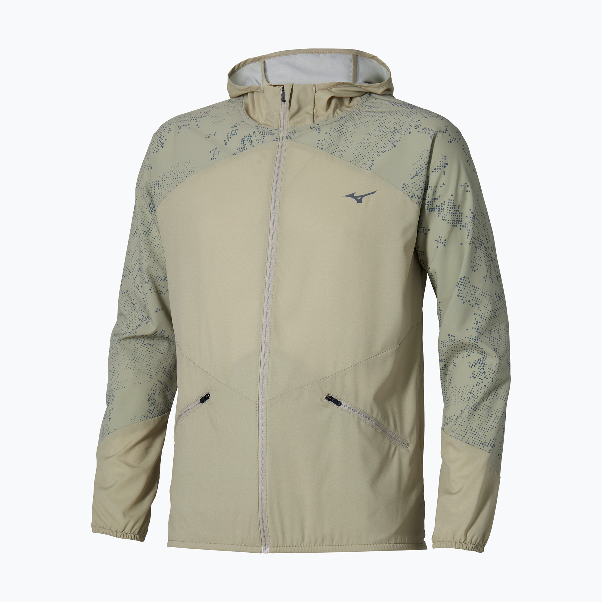 Мъжко яке за бягане Mizuno Active Alpha Hooded elm
