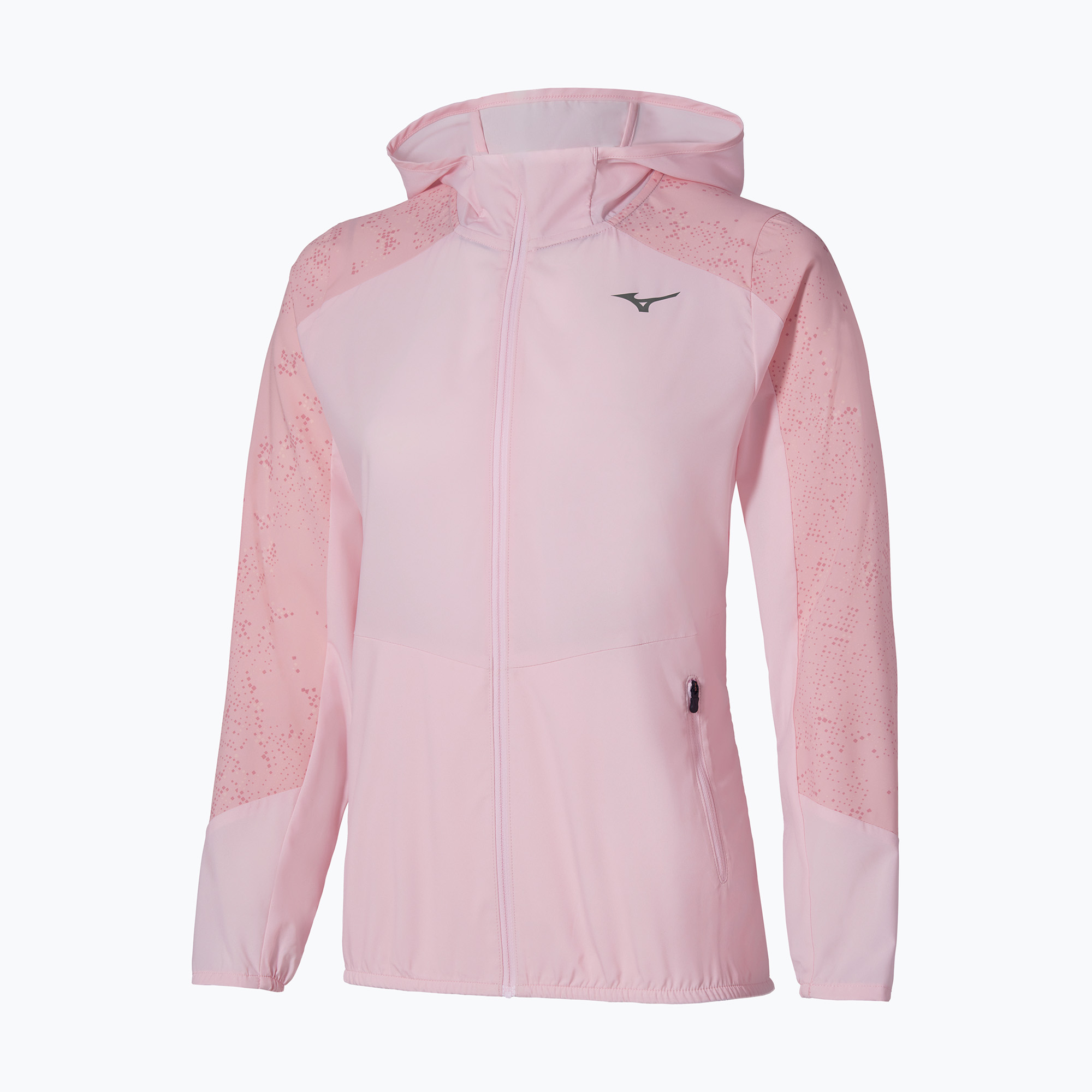 Дамско яке за бягане Mizuno Active Alpha Hooded pinkesque