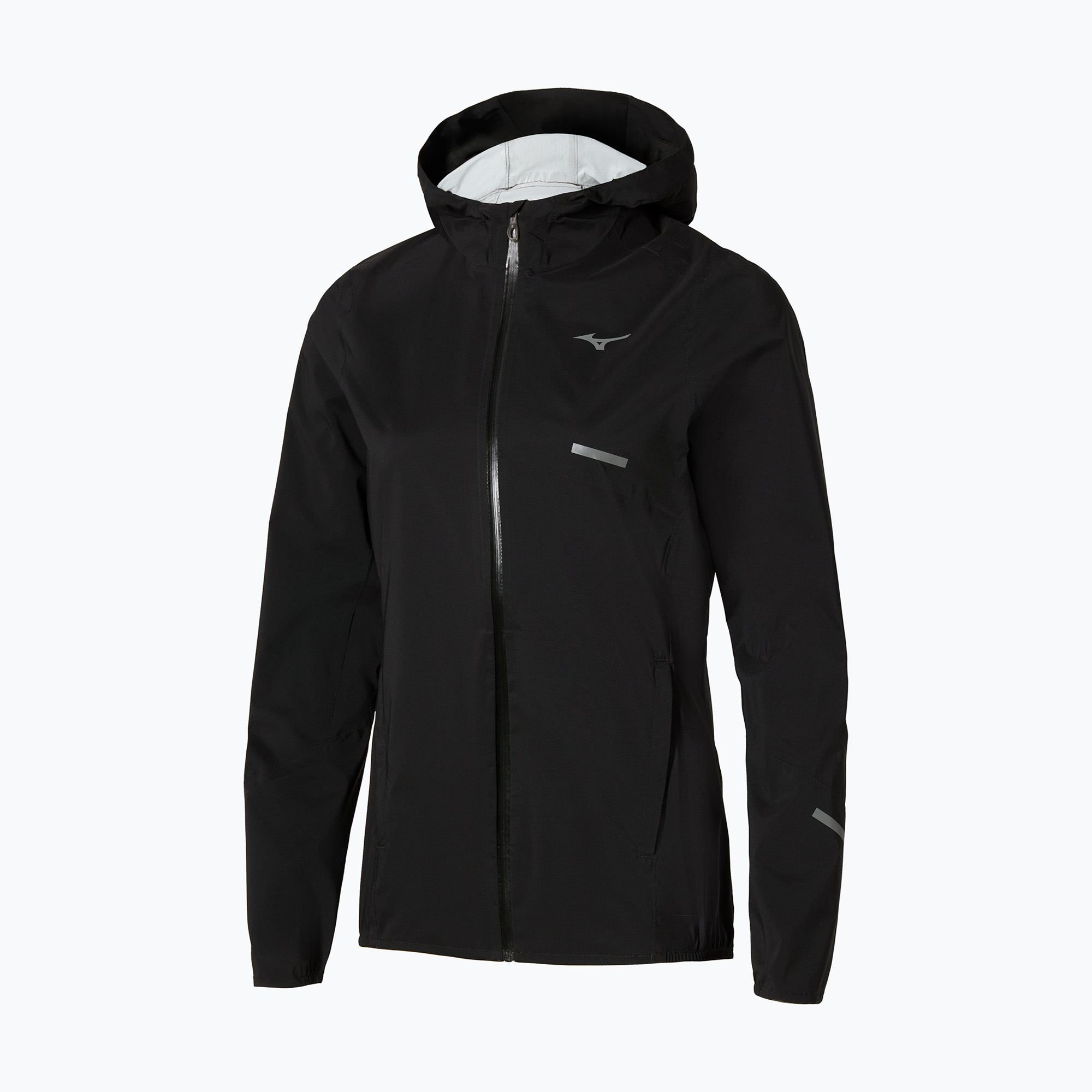 Kurtka do biegania damska Mizuno Trail Waterproof 20K Hooded black