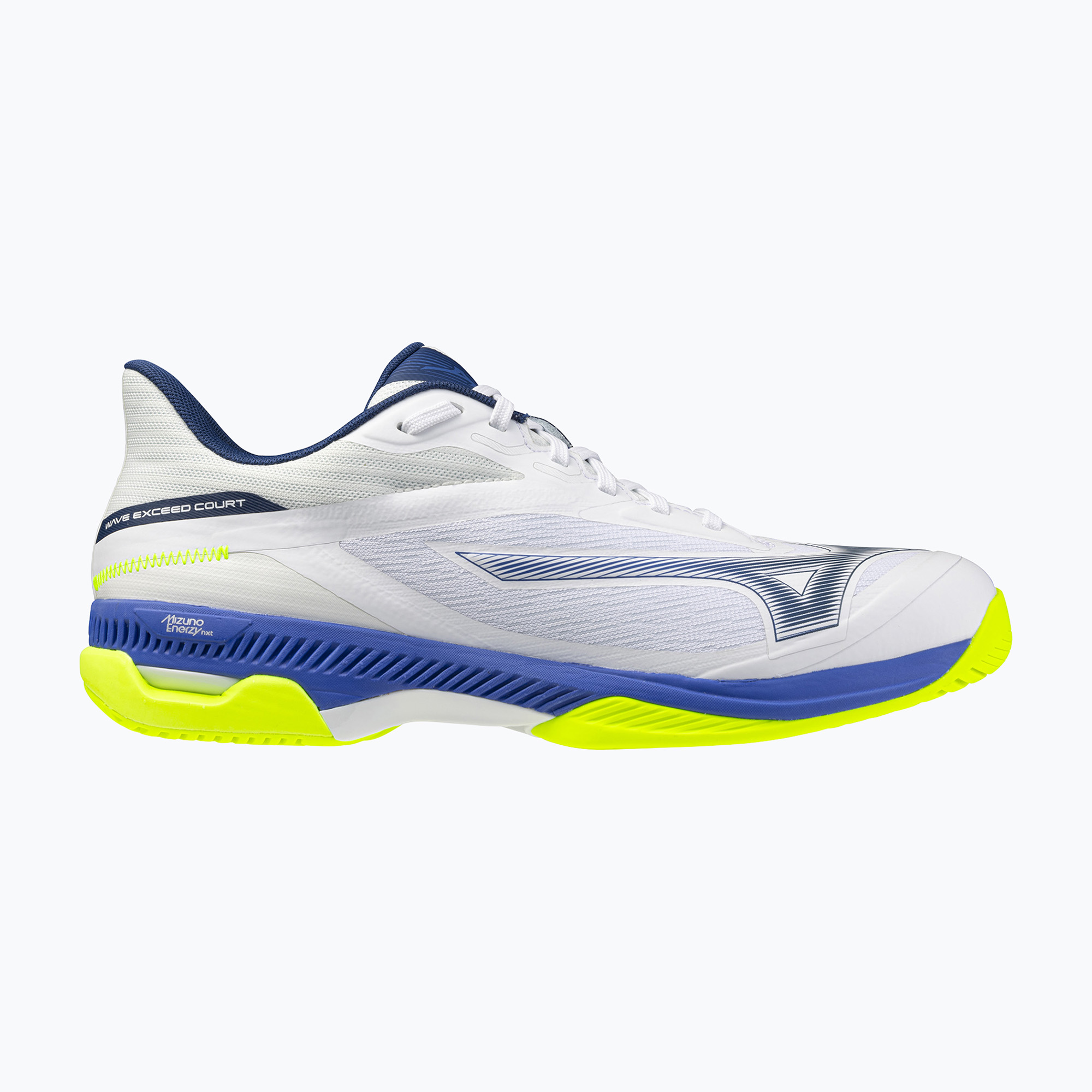 Тенис обувки Mizuno Wave Exceed Court AC white/dazzling blue/lightning