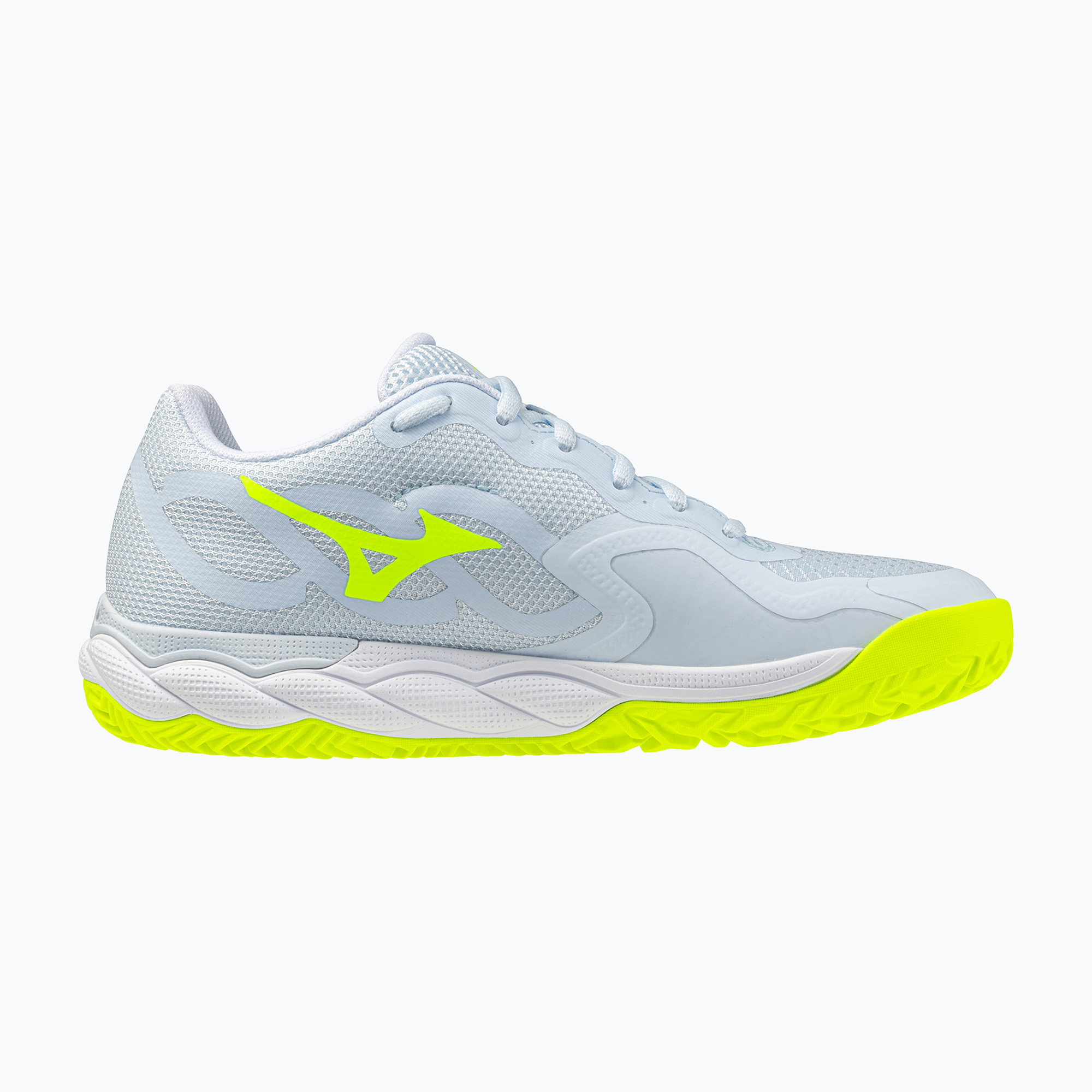 Дамски тенис обувки Mizuno Wave Enforce Court CC W ice water/lightning yellow/ancient