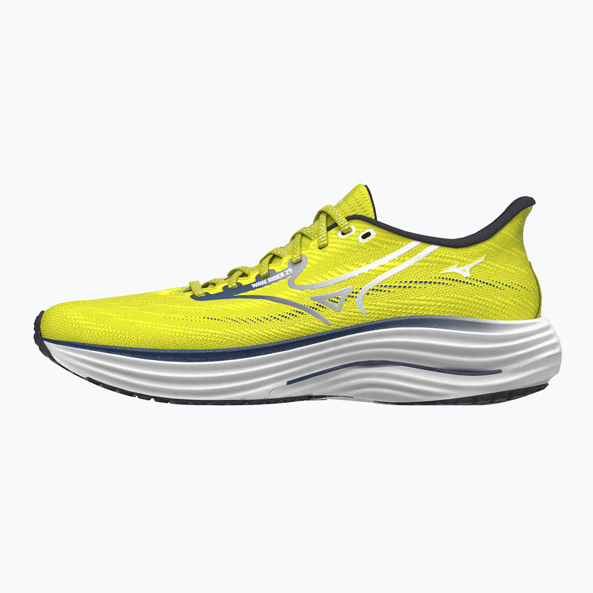 Buty do biegania męskie Mizuno Wave Rider 29 lightning yellow/estate blue 
