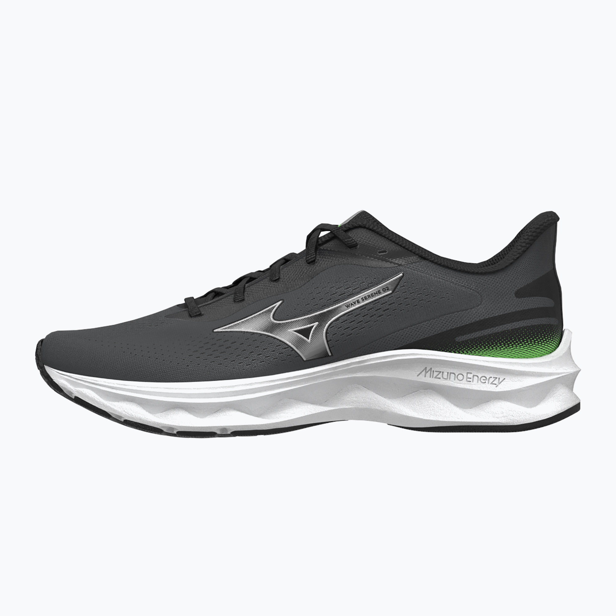 Мъжки обувки за бягане Mizuno Wave Serene 2 black/silver/glowing apple