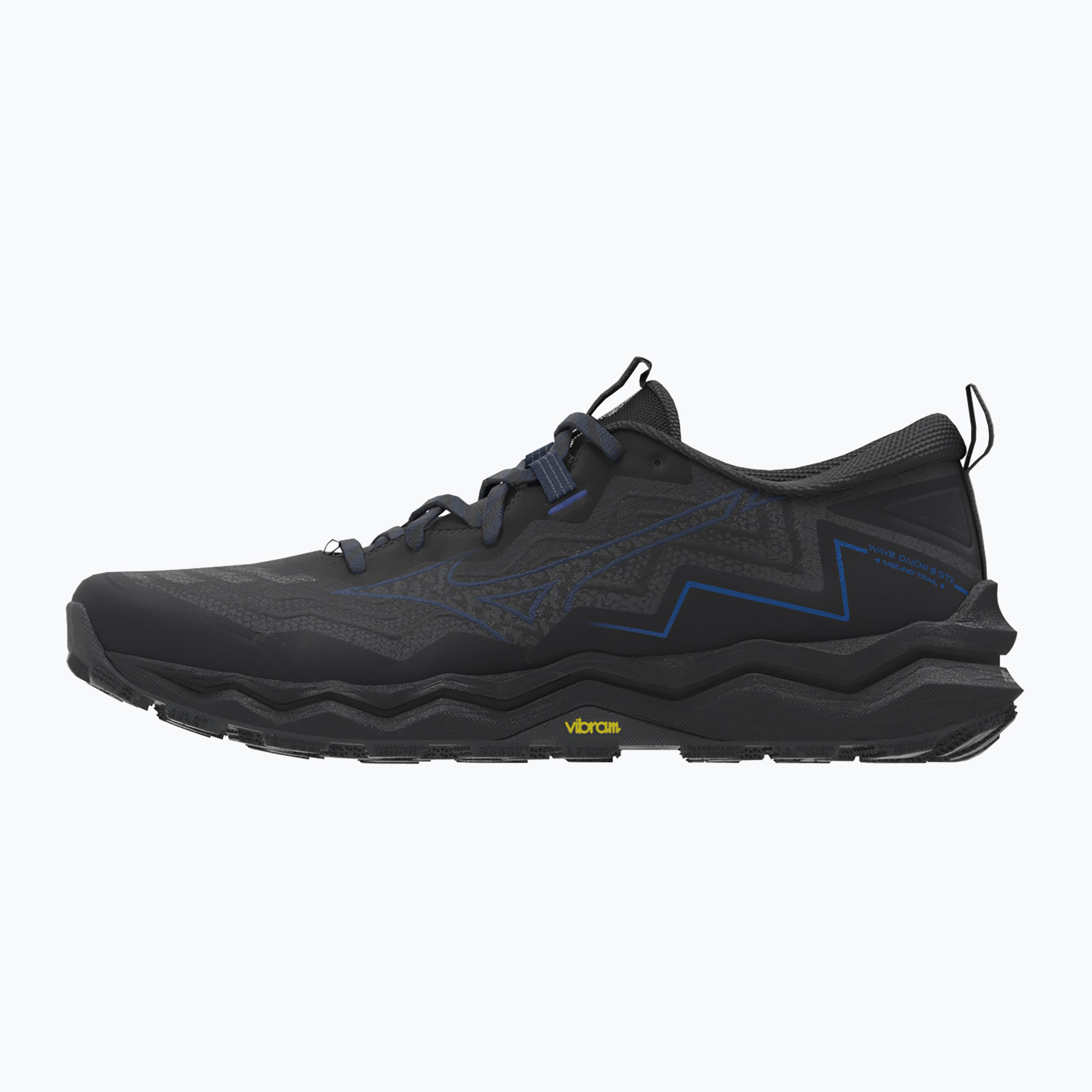 Buty do biegania męskie Mizuno Wave Daichi 9 GTX black/dress blues/black sand 