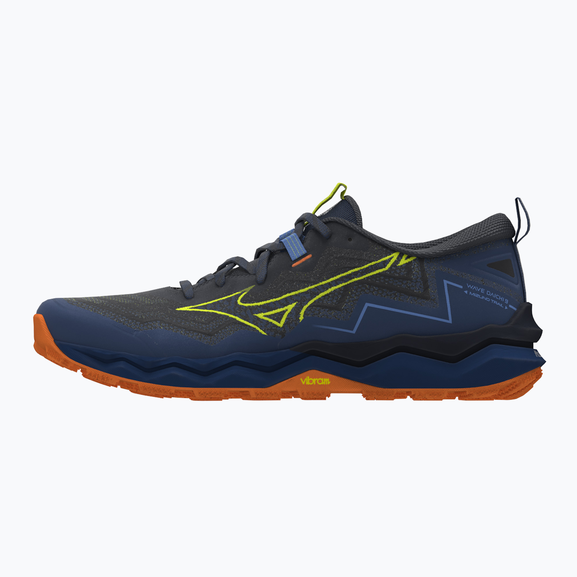 Мъжки обувки за бягане Mizuno Wave Daichi 9 estate blue/lightning yellow