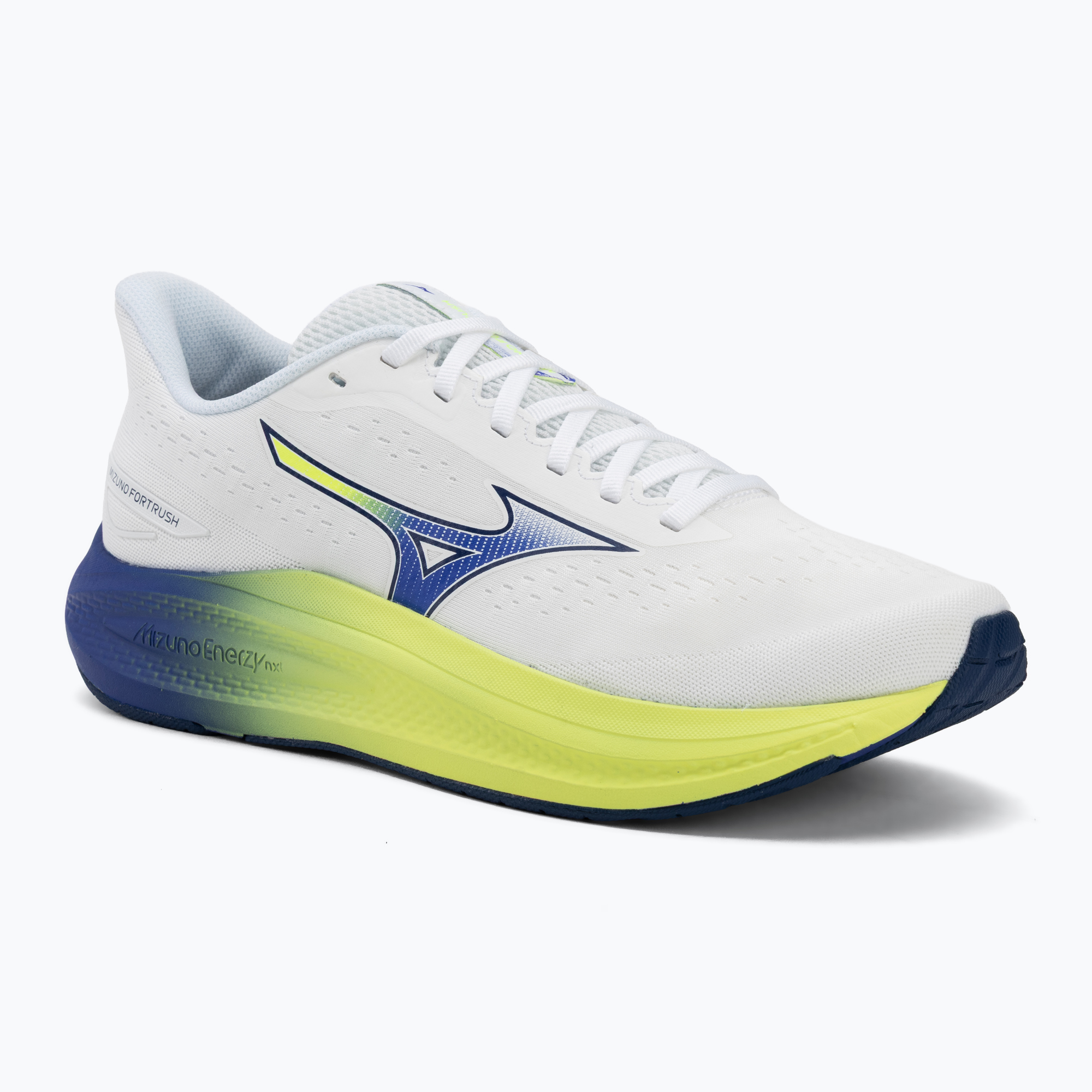 Încălțăminte de alergare pentru bărbați Mizuno Fortrush white/estate blue/lightning yellow