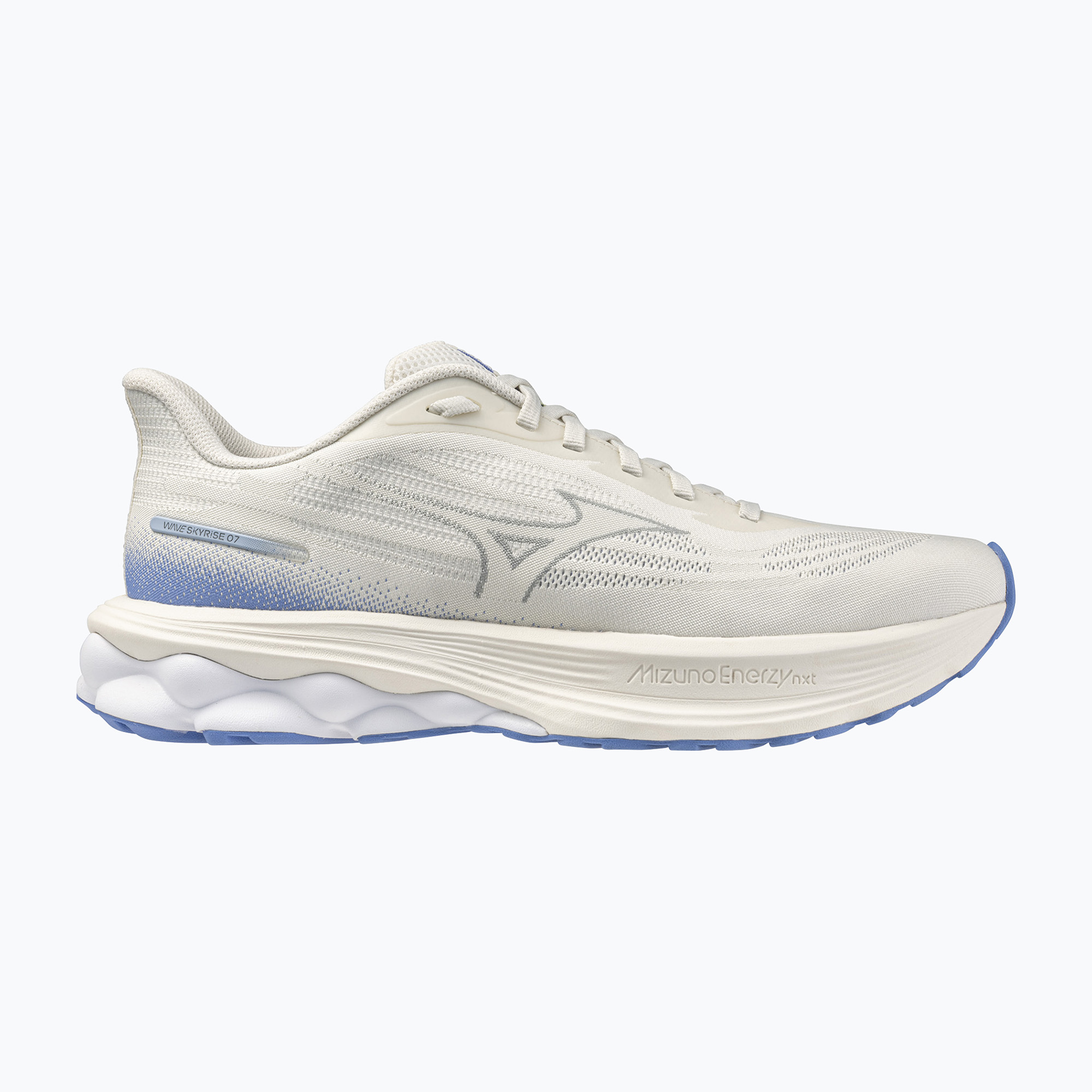 Дамски обувки за бягане Mizuno Wave Skyrise 7 snow white/ultramarine