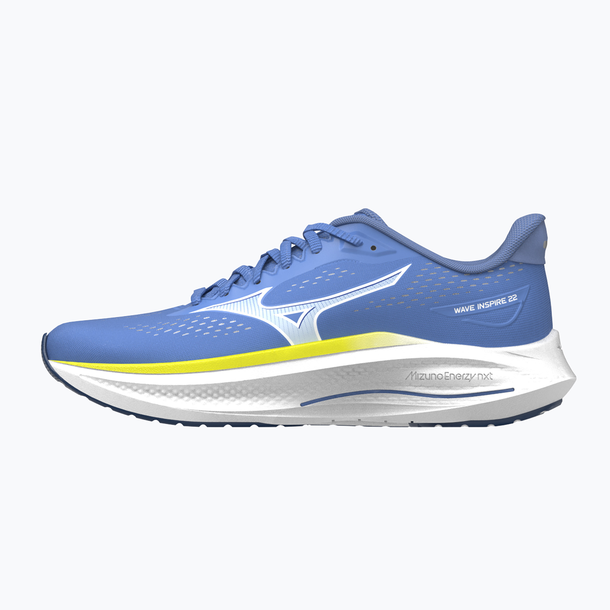 Buty do biegania damskie Mizuno Wave Inspire 22 ultramarine/white/lightning yellow 