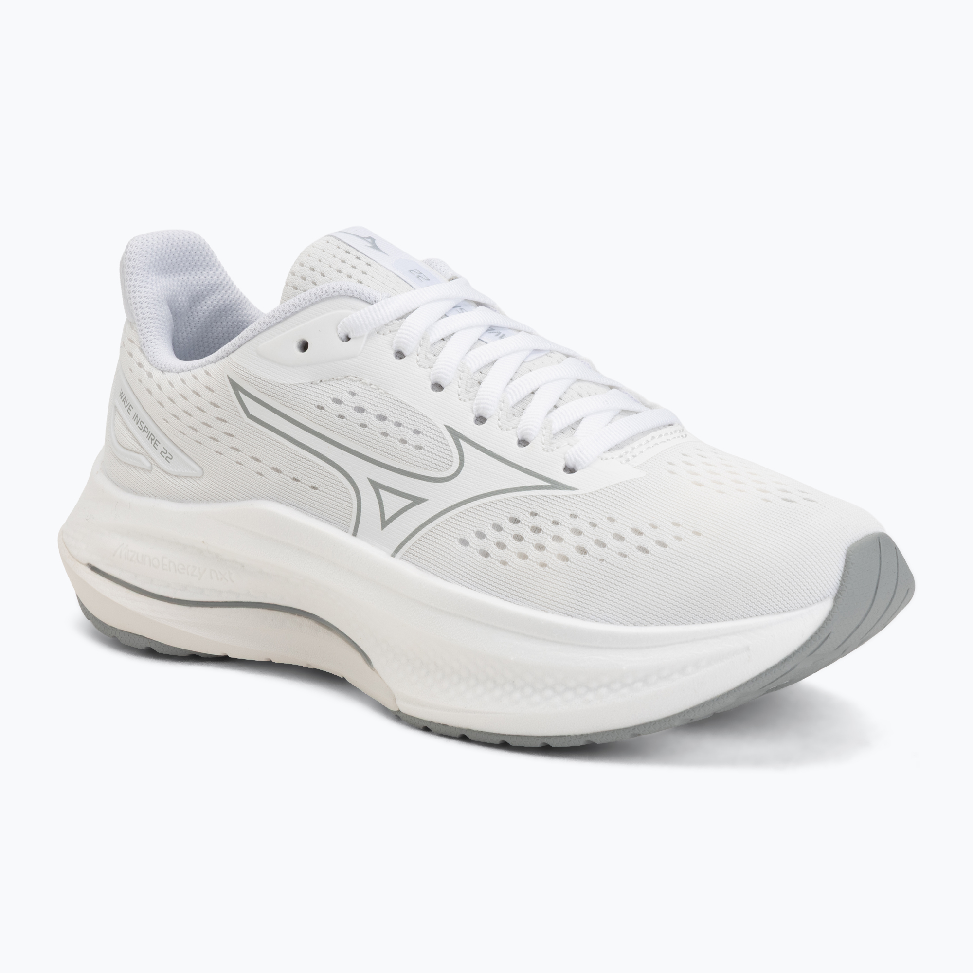 Buty do biegania damskie Mizuno Wave Inspire 22 white/white/harbor mist 