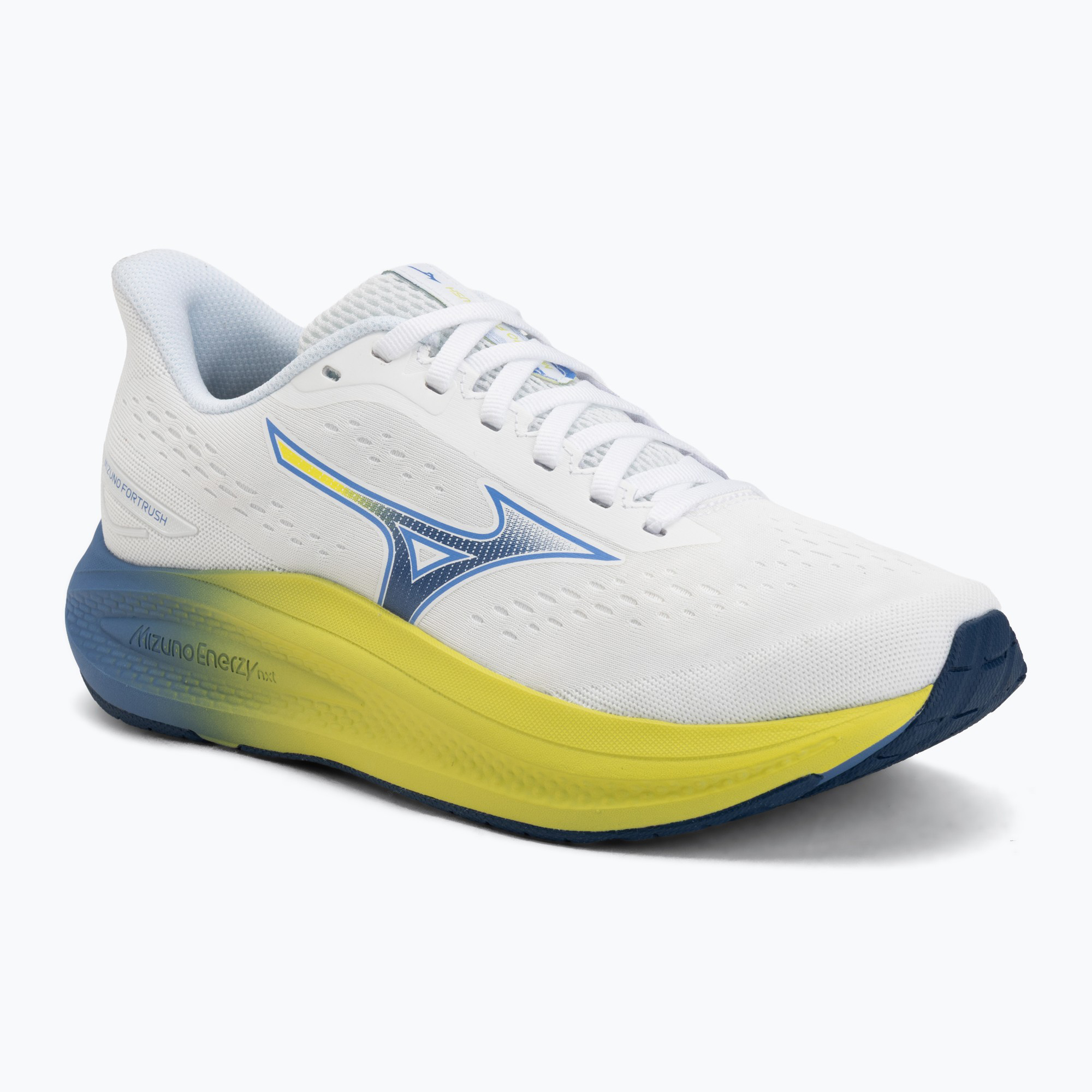Încălțăminte de alergare pentru femei Mizuno Fortrush white/ultramarine/fortune yellow
