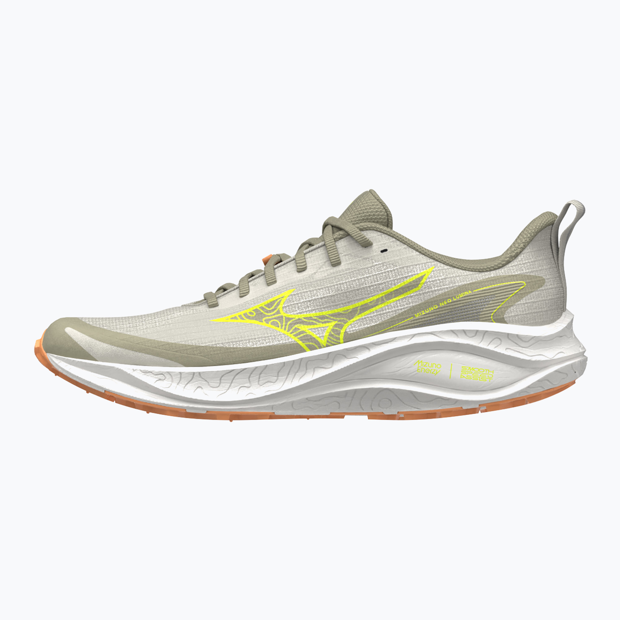 Buty do biegania damskie Mizuno Neo Lumina silver birch/lightning yellow 