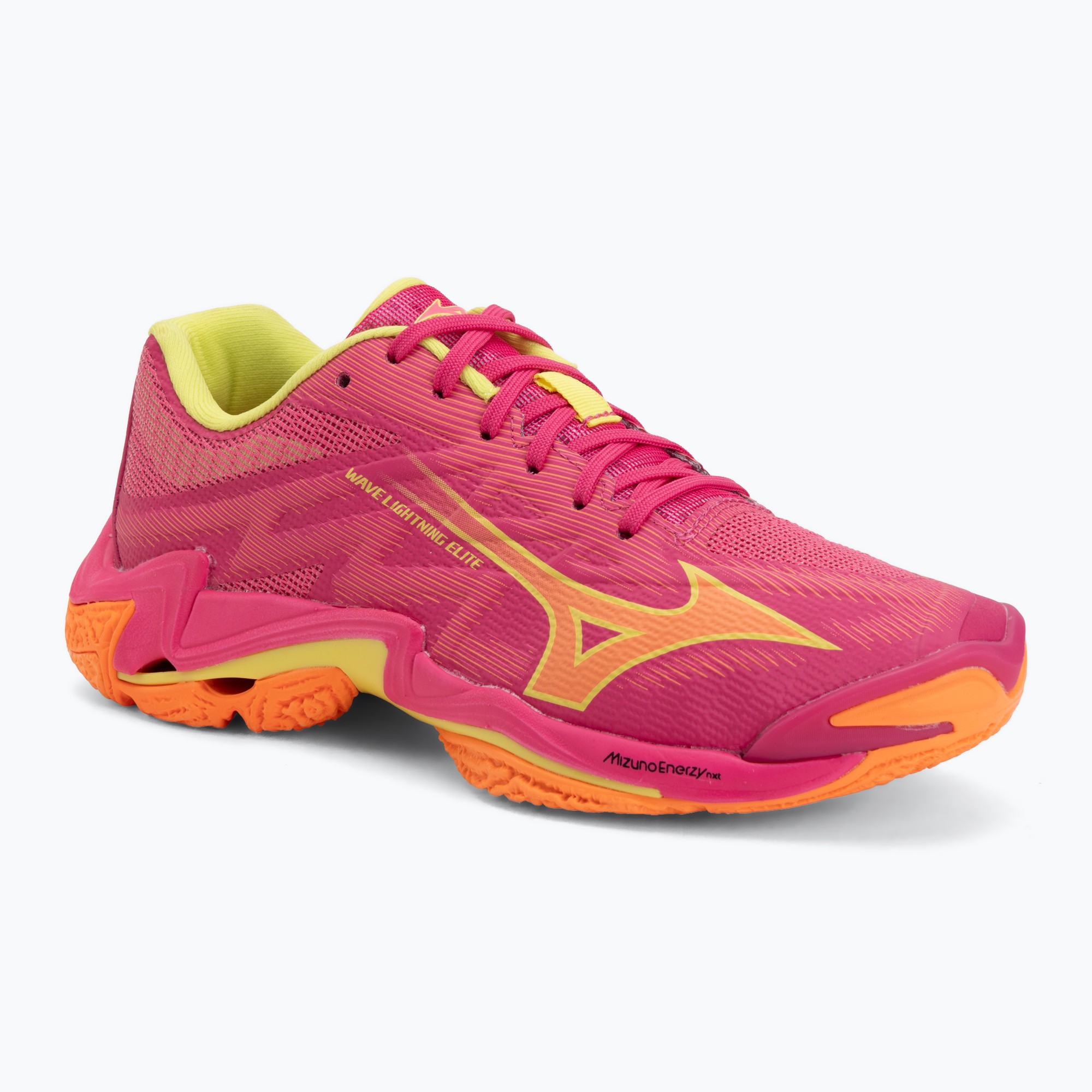 Buty do siatkówki Mizuno Wave Lightning Elite pink tetra/fortune yellow/ligh